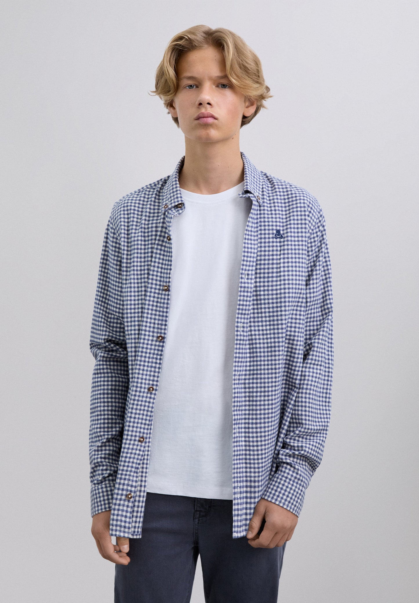 CAMISA CUADROS CALAVERA
