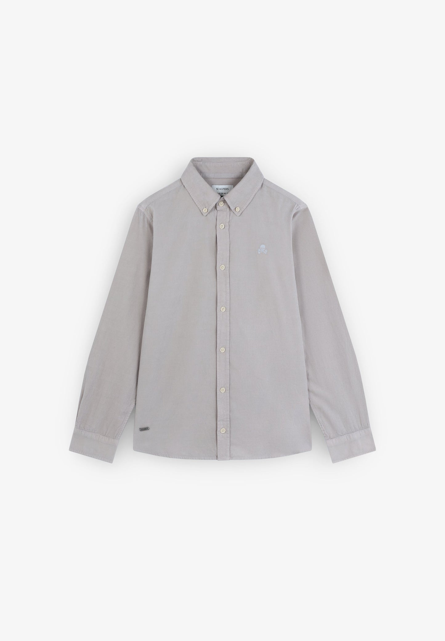 CHEMISE SKULL BRODÉ MICROVELOURS