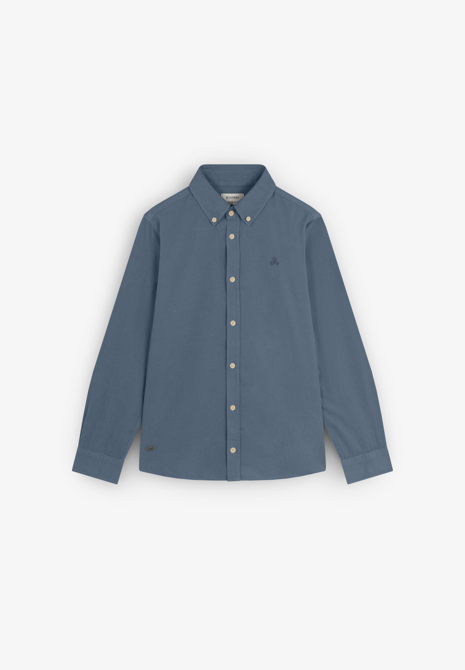 OVERHEMD GEBORDUURD DOODSKOPJE