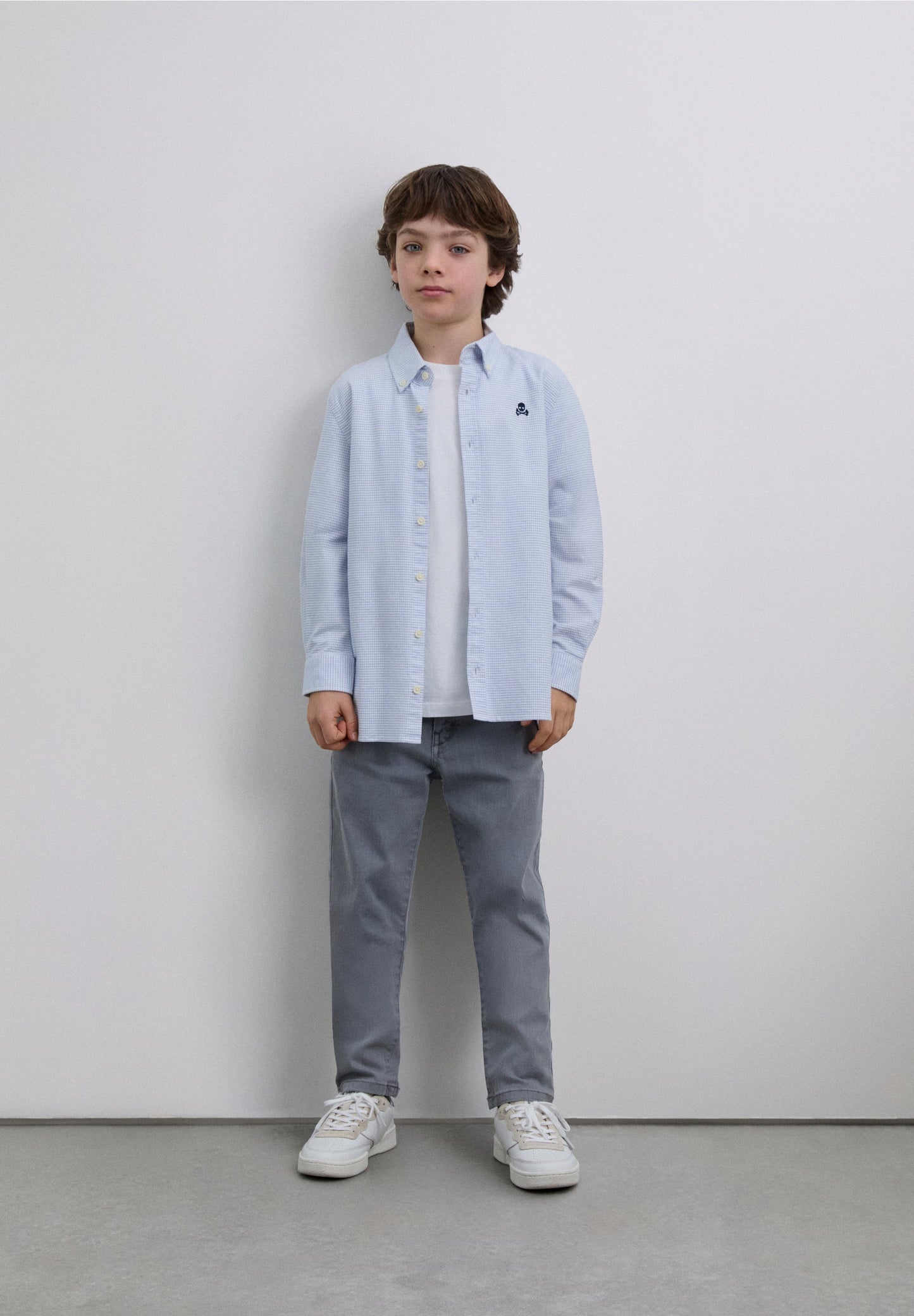 OXFORDHEMD MIT TOTENKOPF