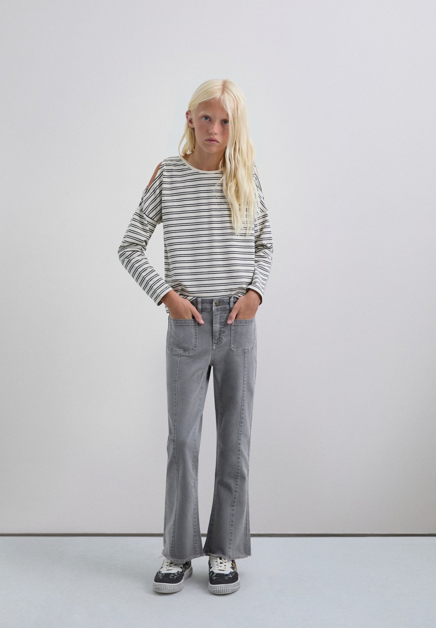 PANTALON ÉVASÉ FRANGES