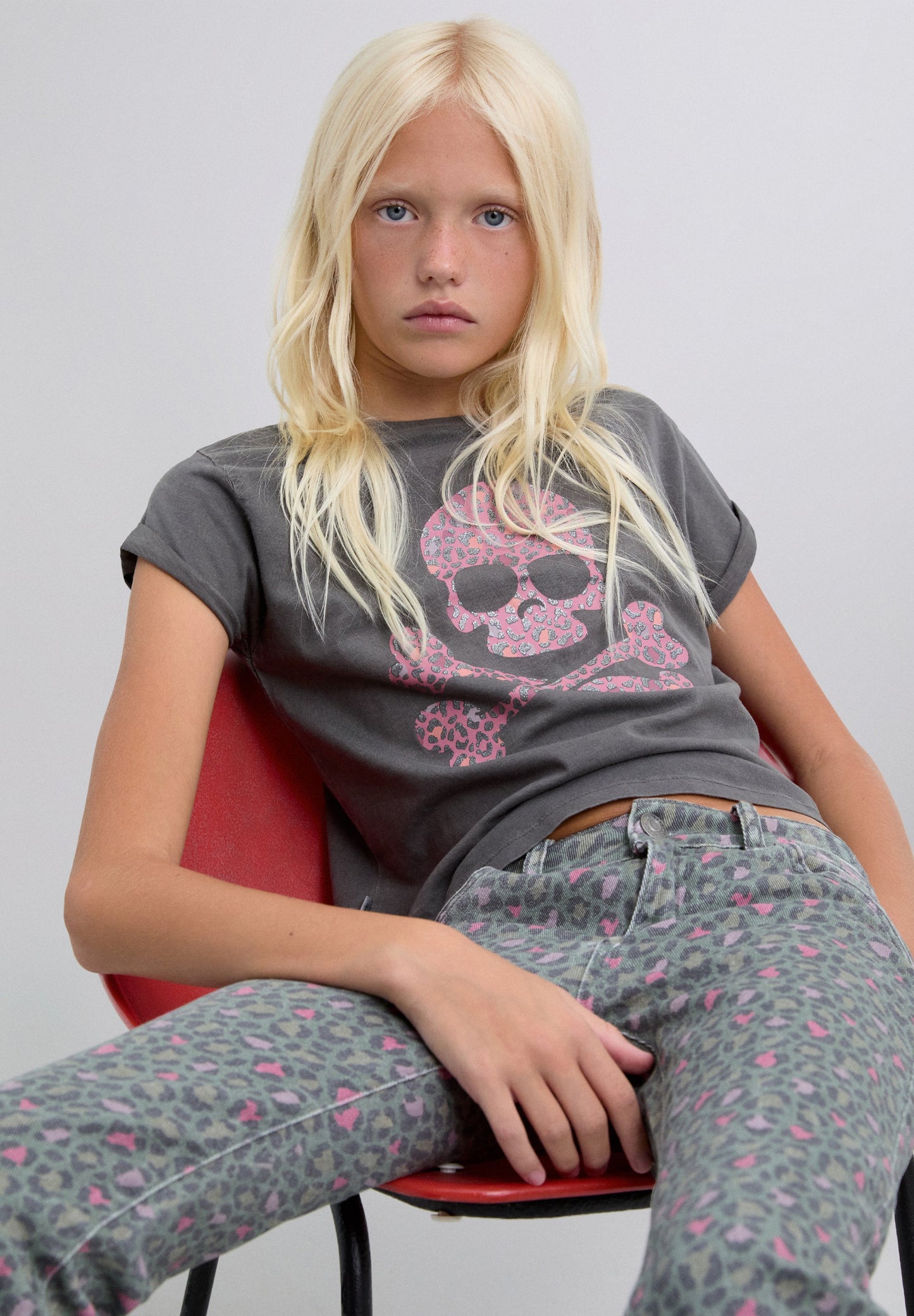 PANTALON ÉVASÉ IMPRIMÉ