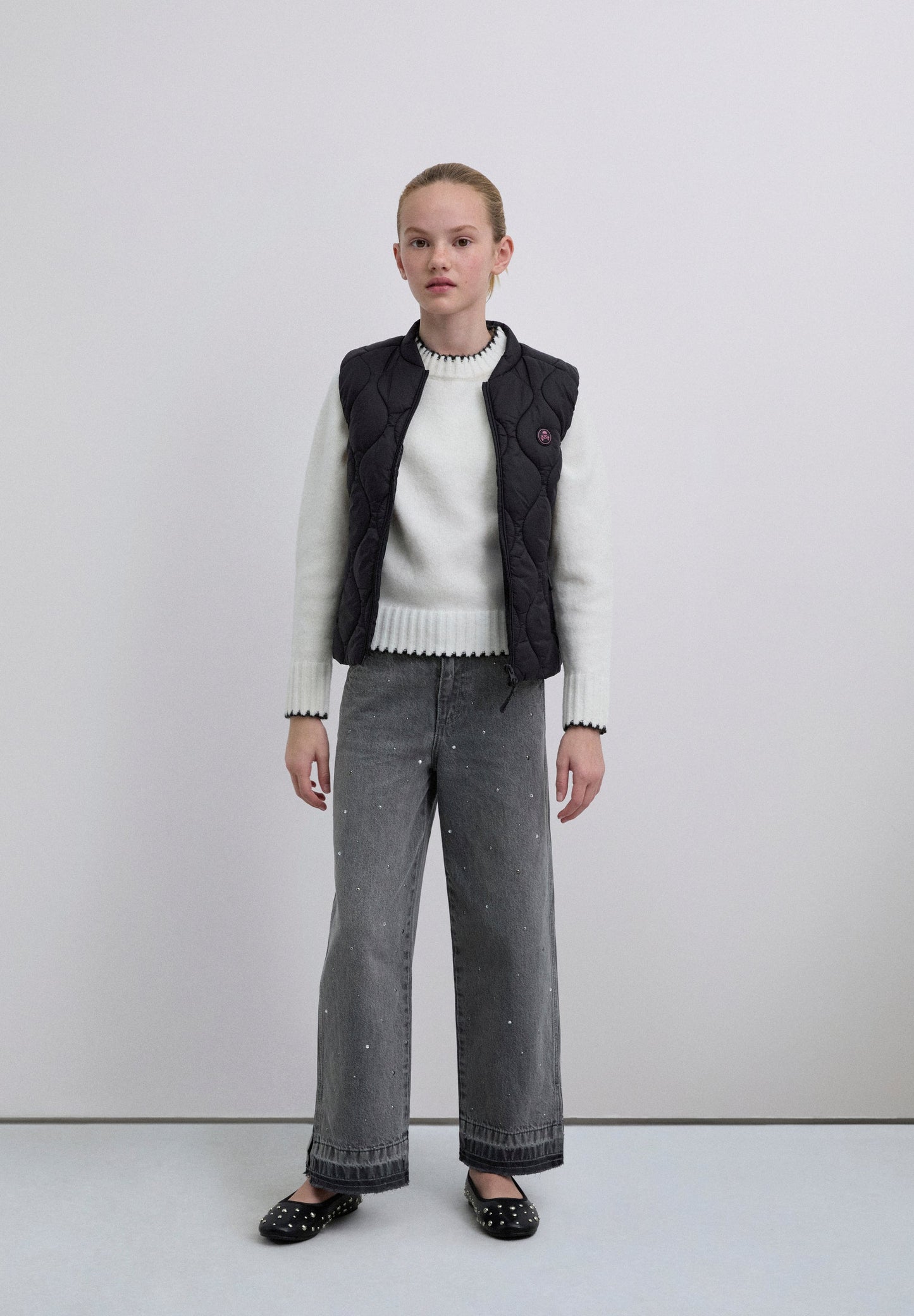 DOUDOUNE SANS MANCHES SKULL