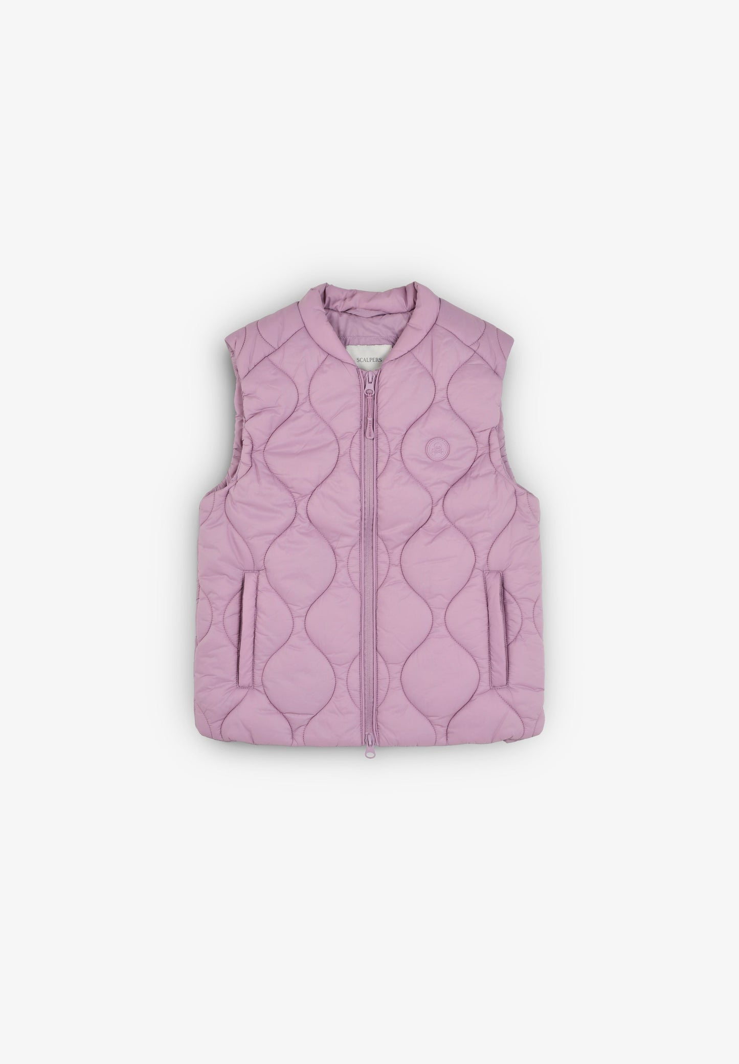 PUFFER VEST WITH SKULL