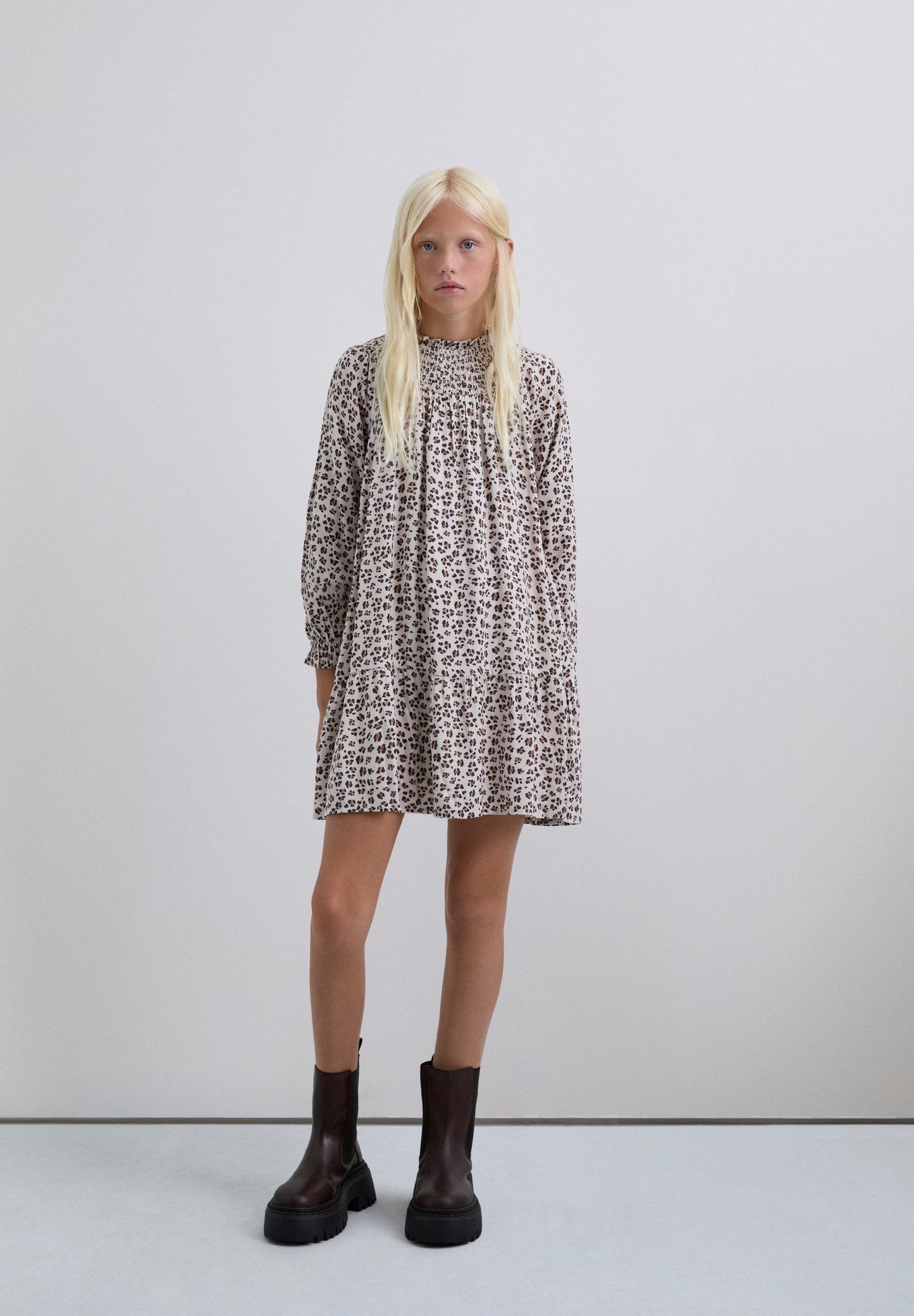 VESTIDO MINI ANIMAL PRINT