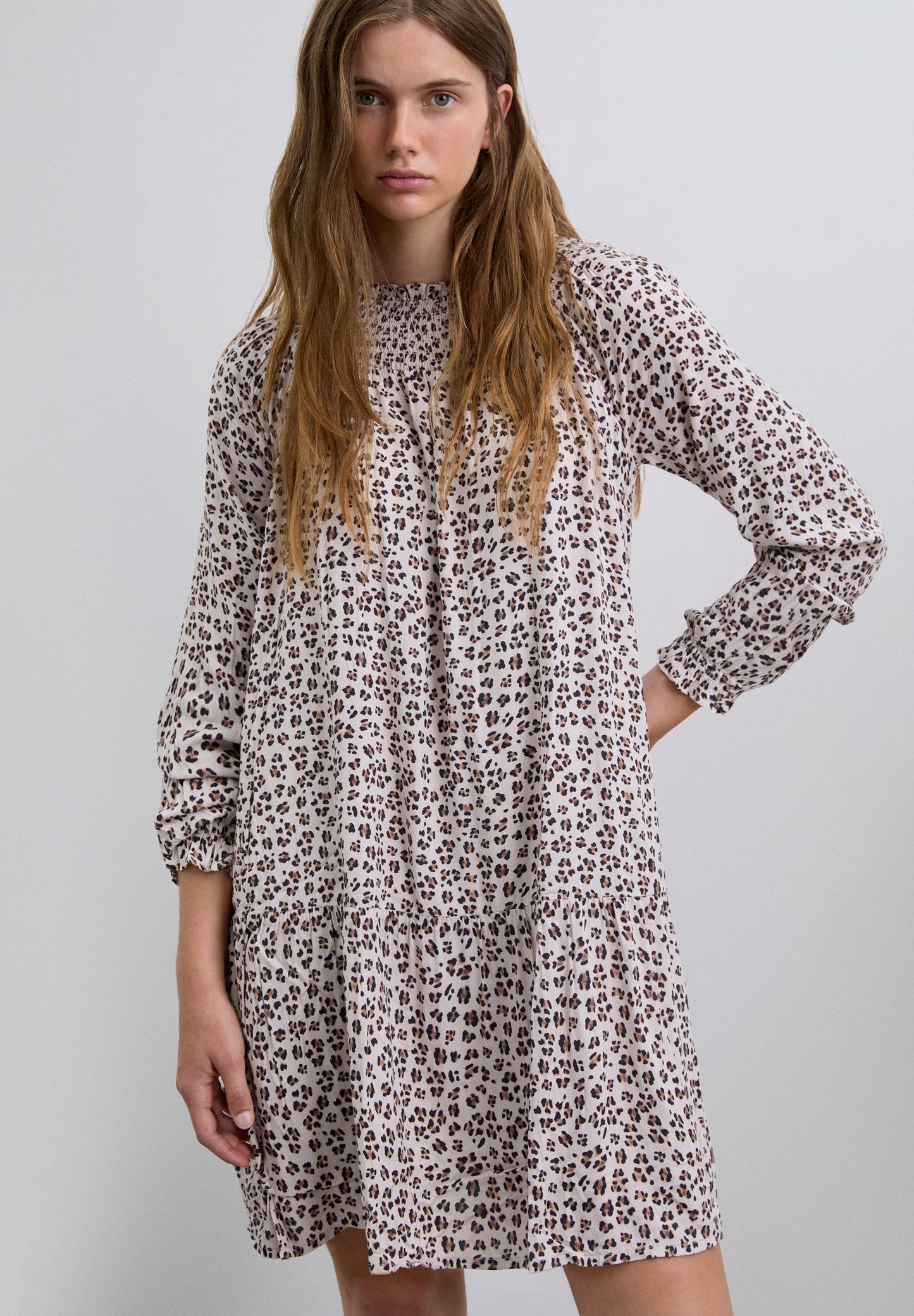 VESTIDO ESTAMPADO ANIMAL PRINT