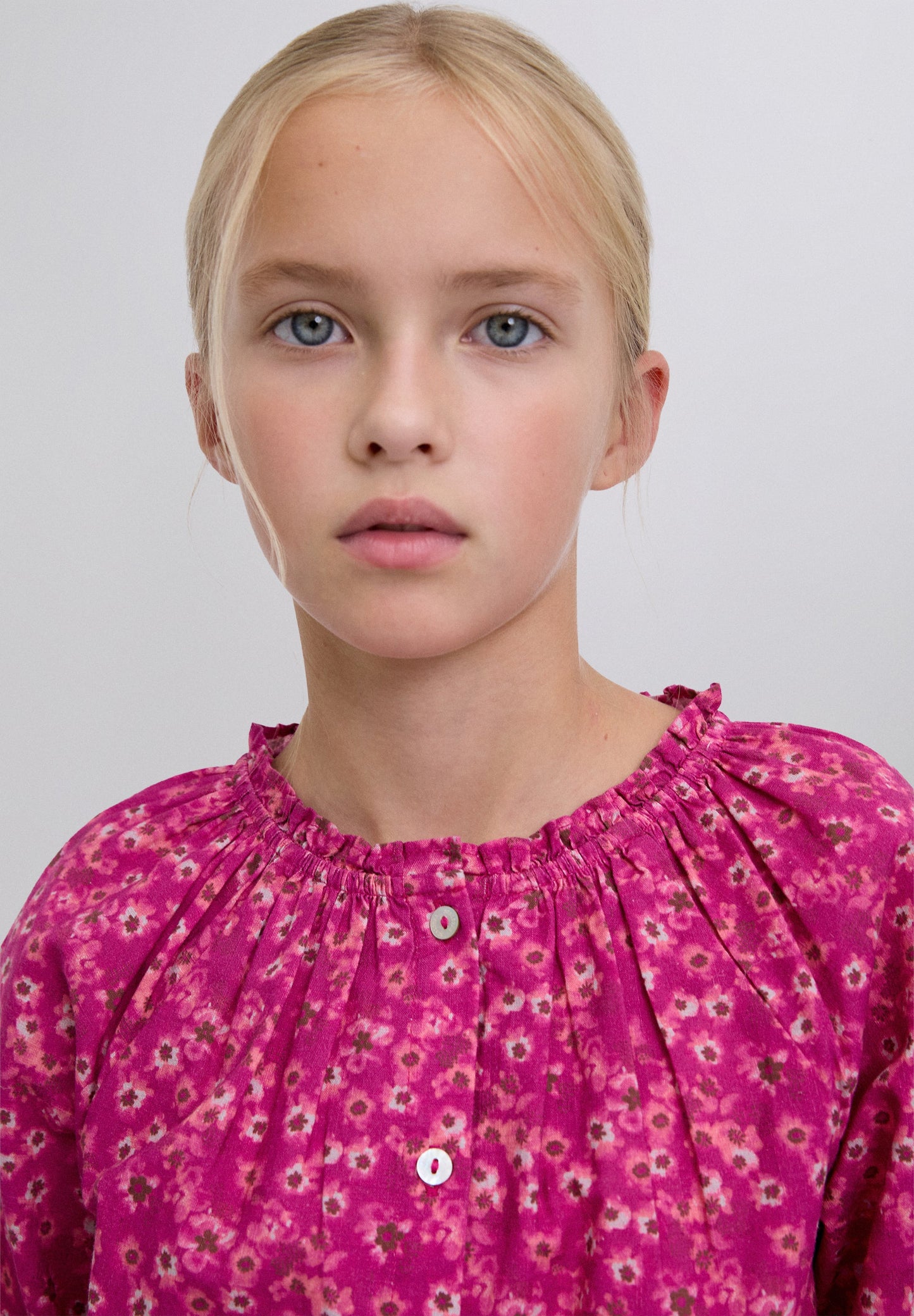 CHEMISIER IMPRIMÉ FLEURS