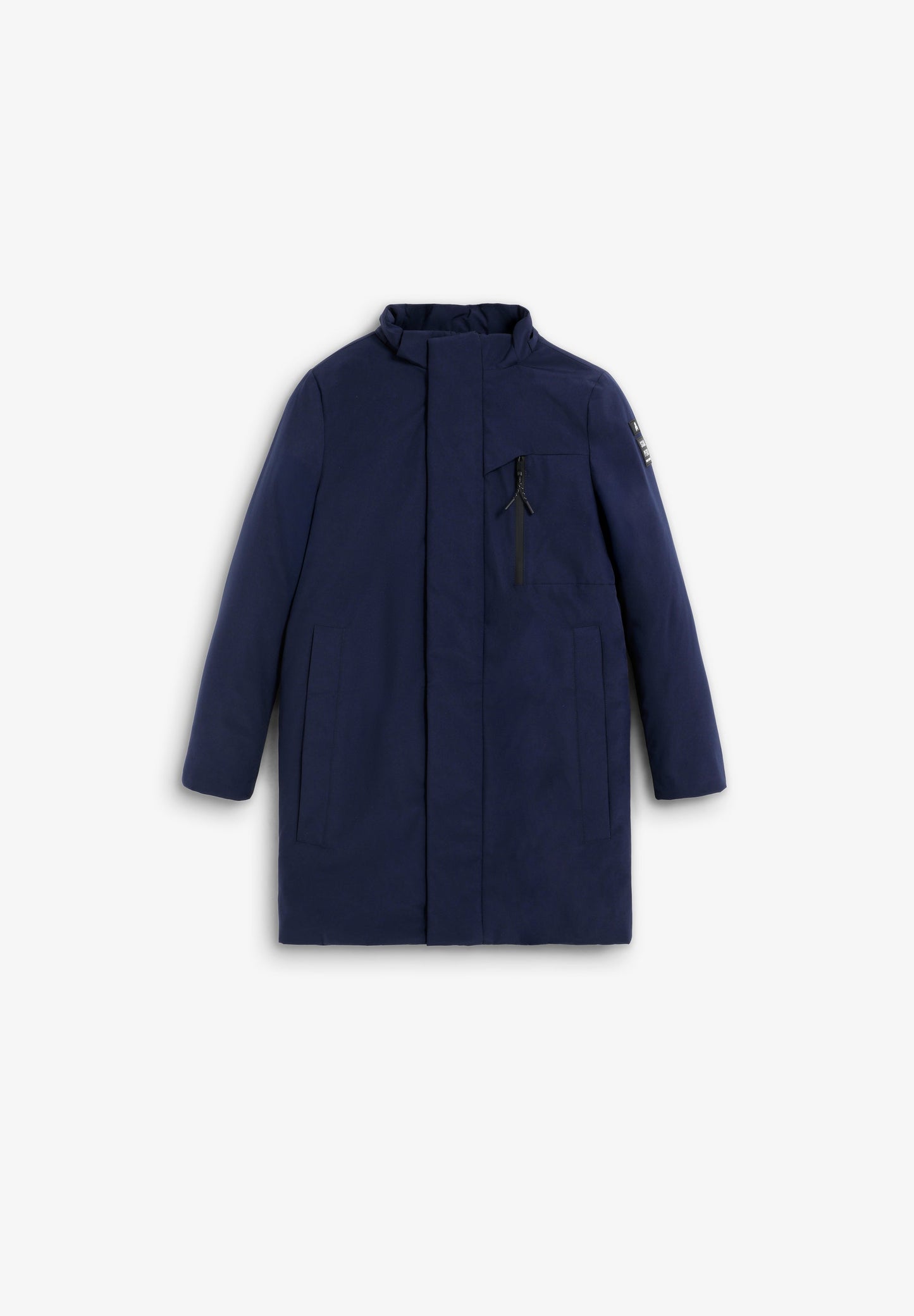 PARKA LONGUE APPLIQUE CÔTÉ