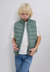 PUFFER VEST WITH SKULL