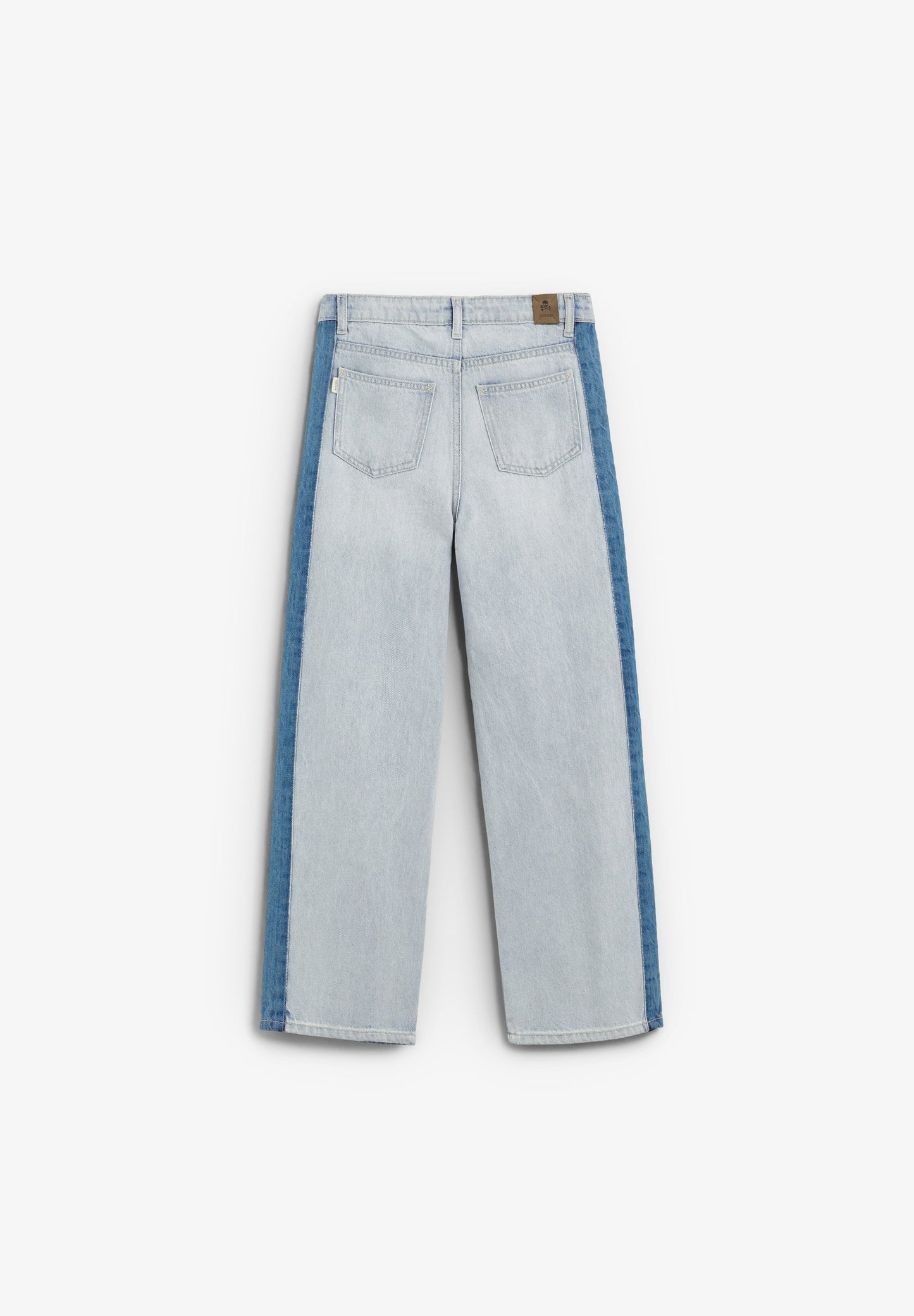 JEAN DENIM LIGNE CONTRASTANTE