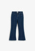 FLARED DENIM TROUSERS
