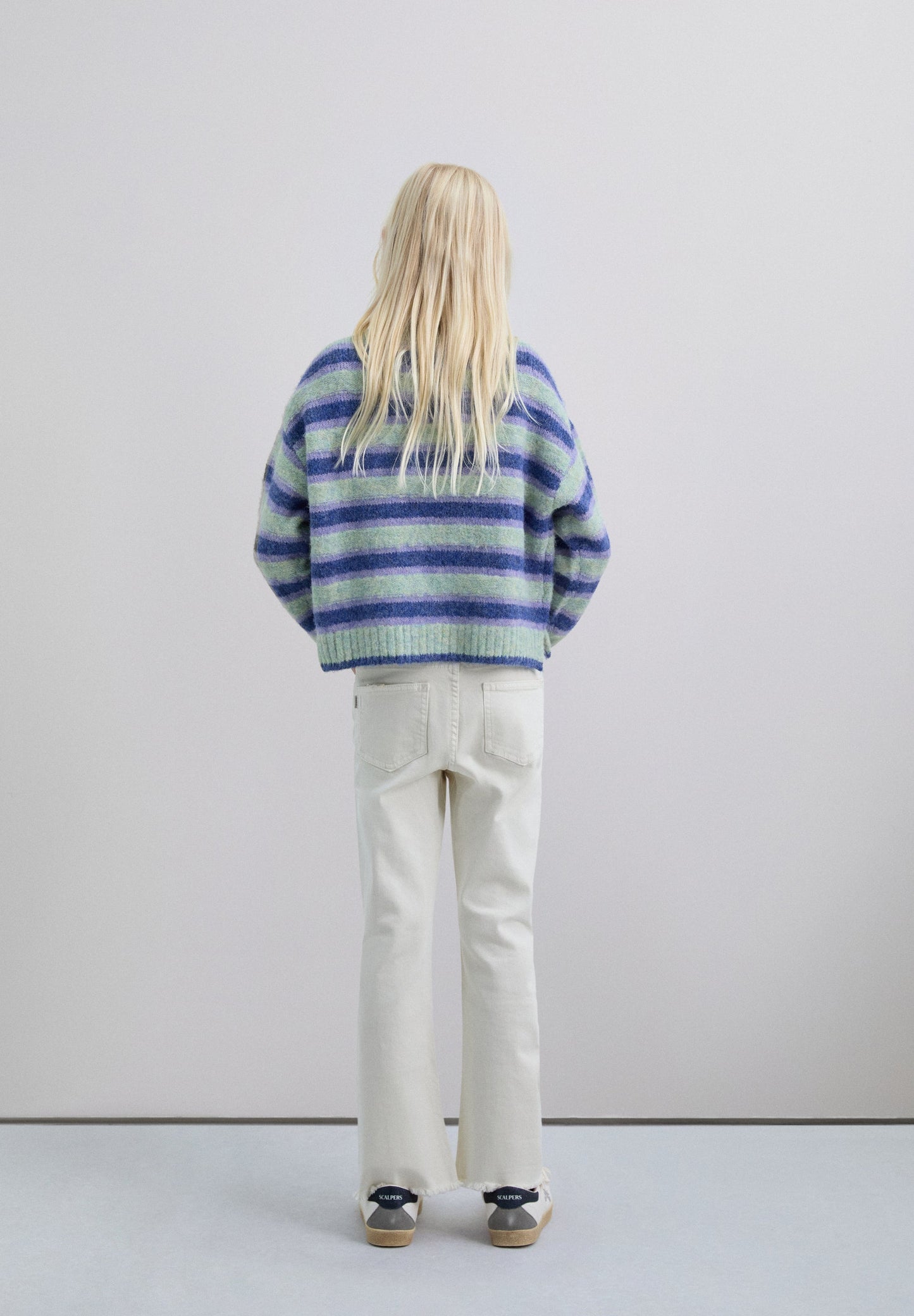 FLARED DENIM BROEK