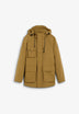 HOODED JACKET WITH POCKETS AND LOGO