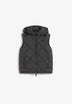 BODYWARMER GEWATTEERD CAPUCHON DOODSHOOFD