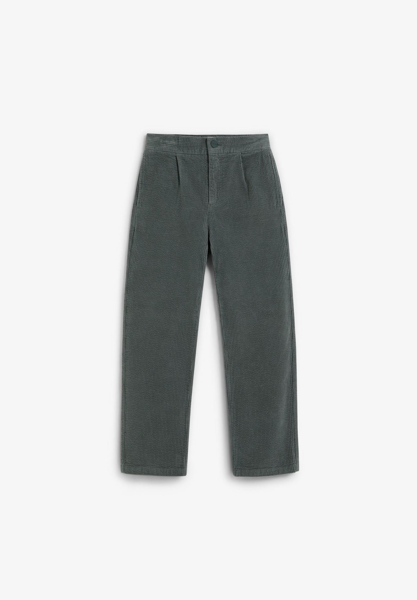 PANTALON DROIT VELOURS CÔTELÉ