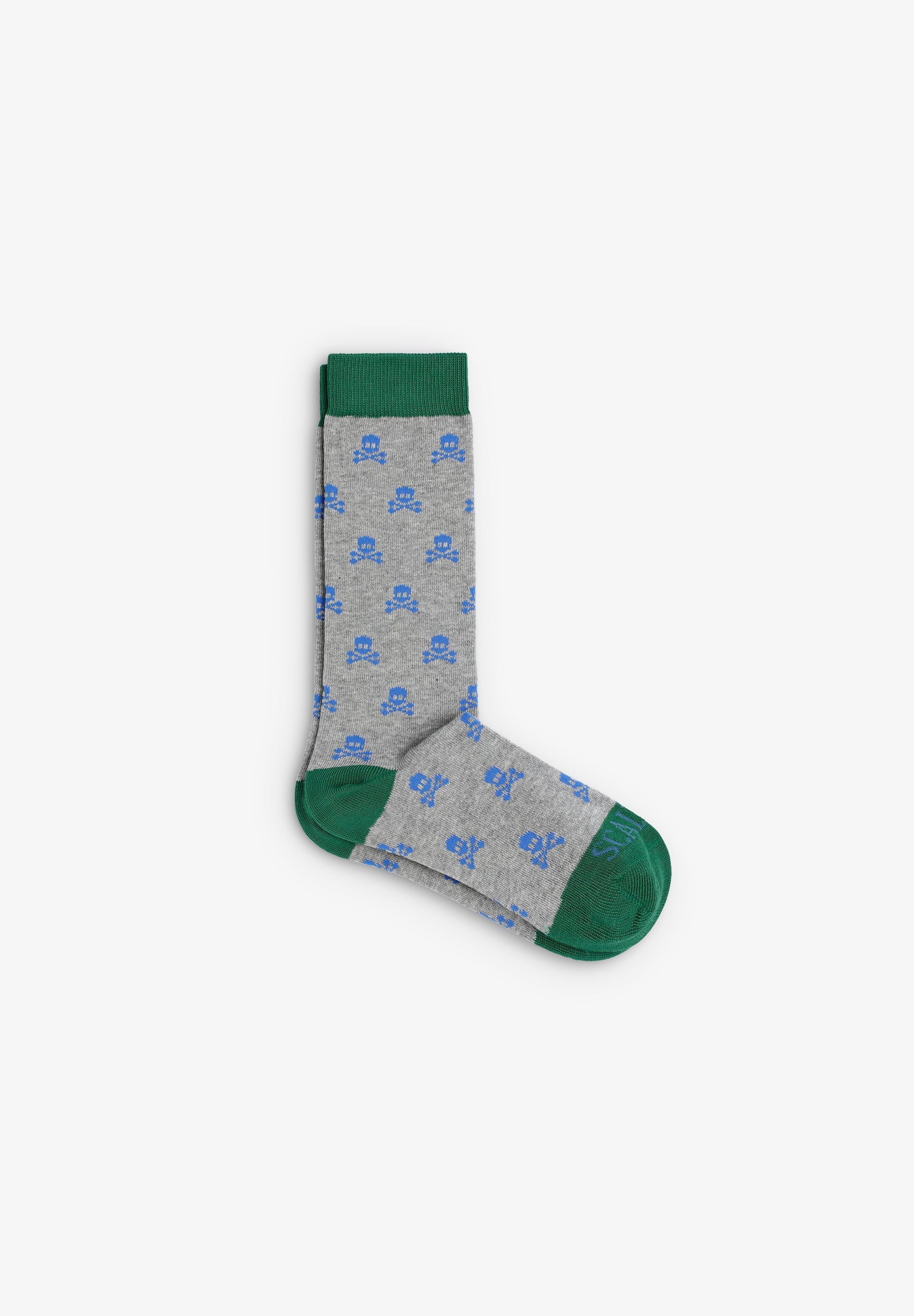 LONG SKULL PRINT SOCKS