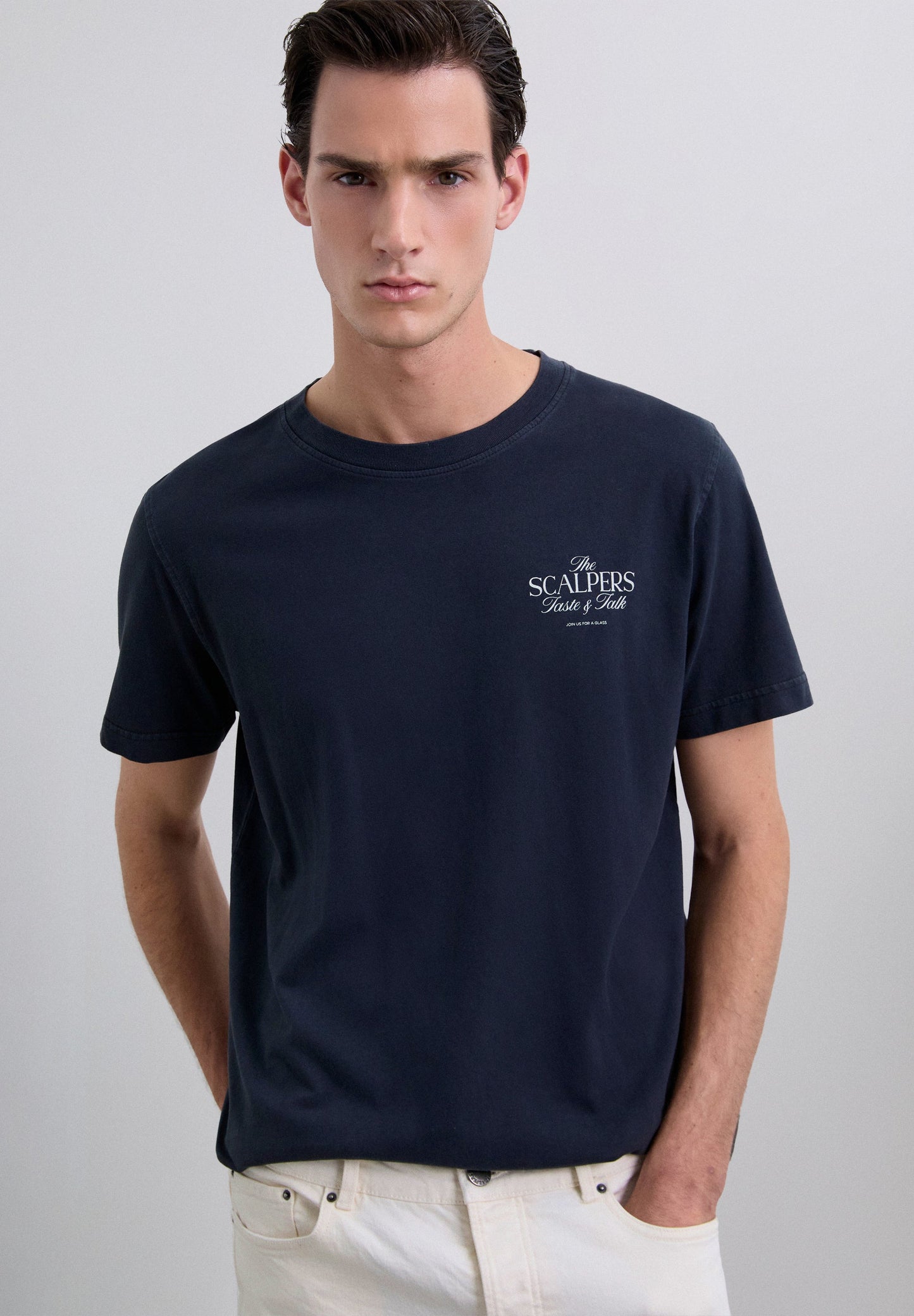 T-SHIRT WITH LOGO PRINT