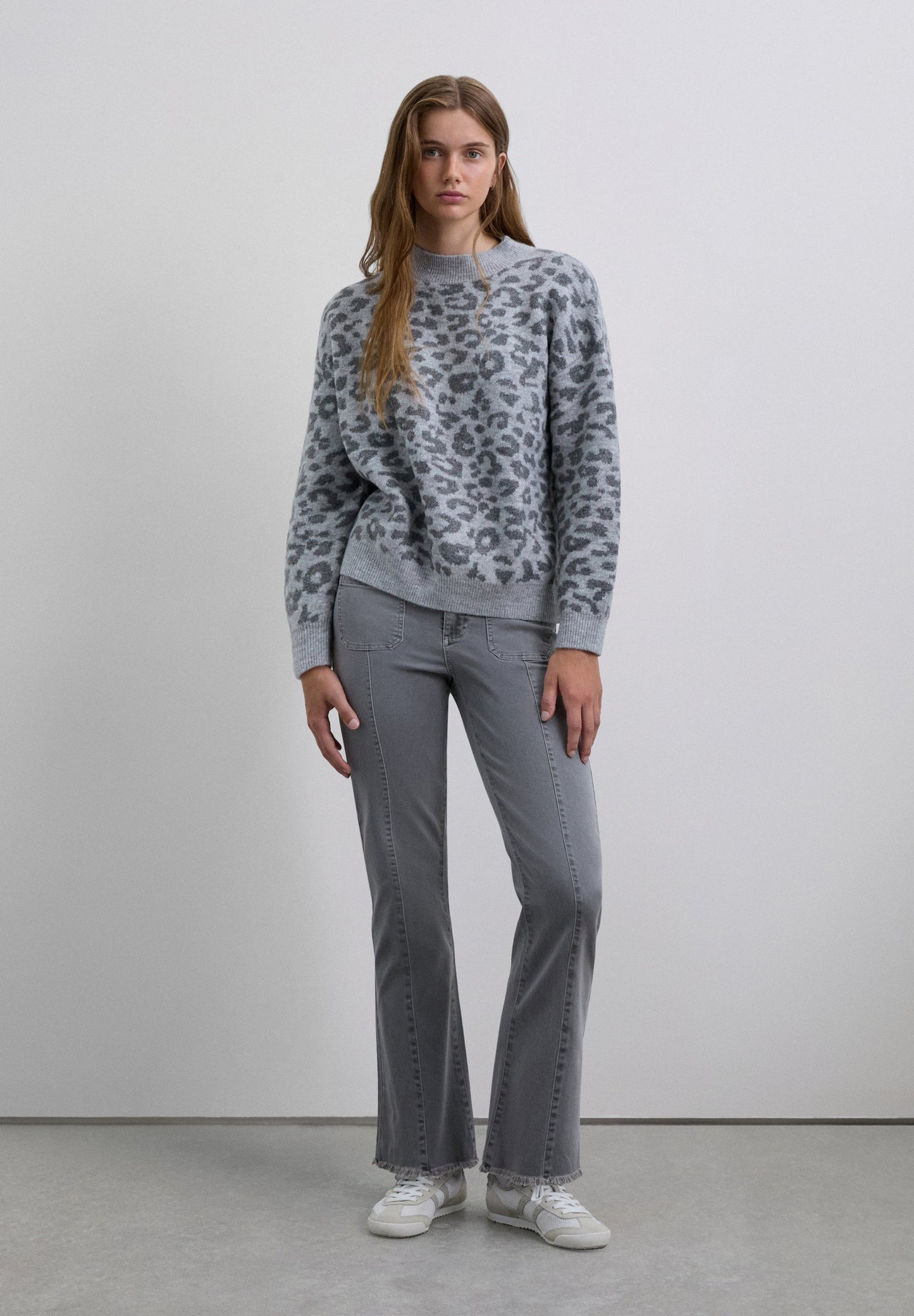 PULL EN MAILLE IMPRIMÉ ANIMAL