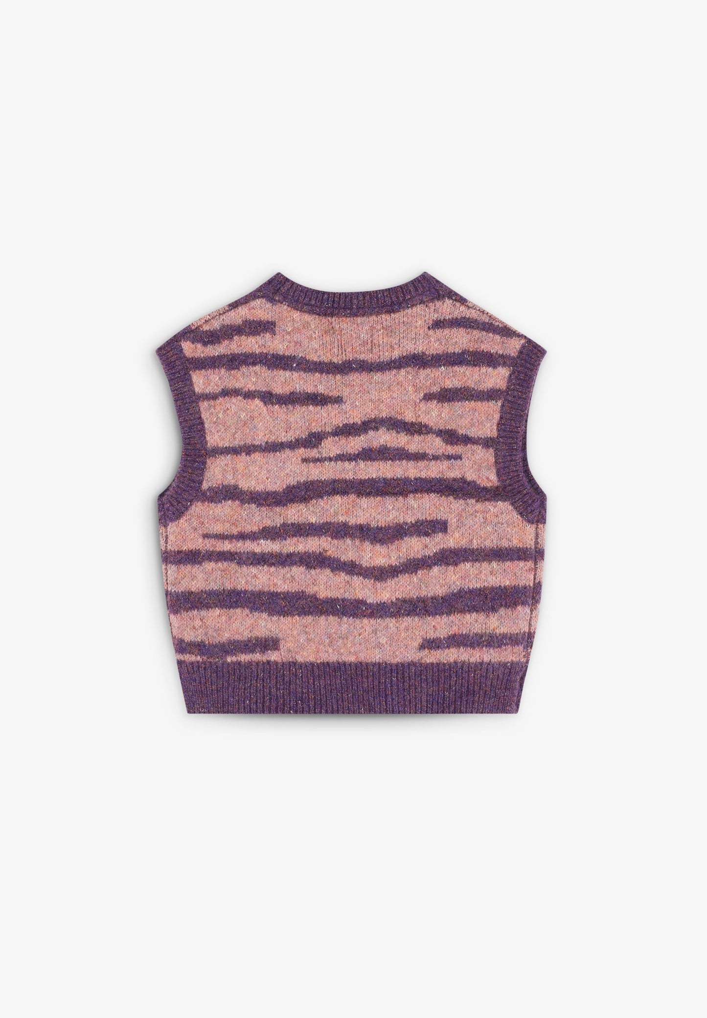 PULL SANS MANCHES MAILLE MOTIF ANIMAL