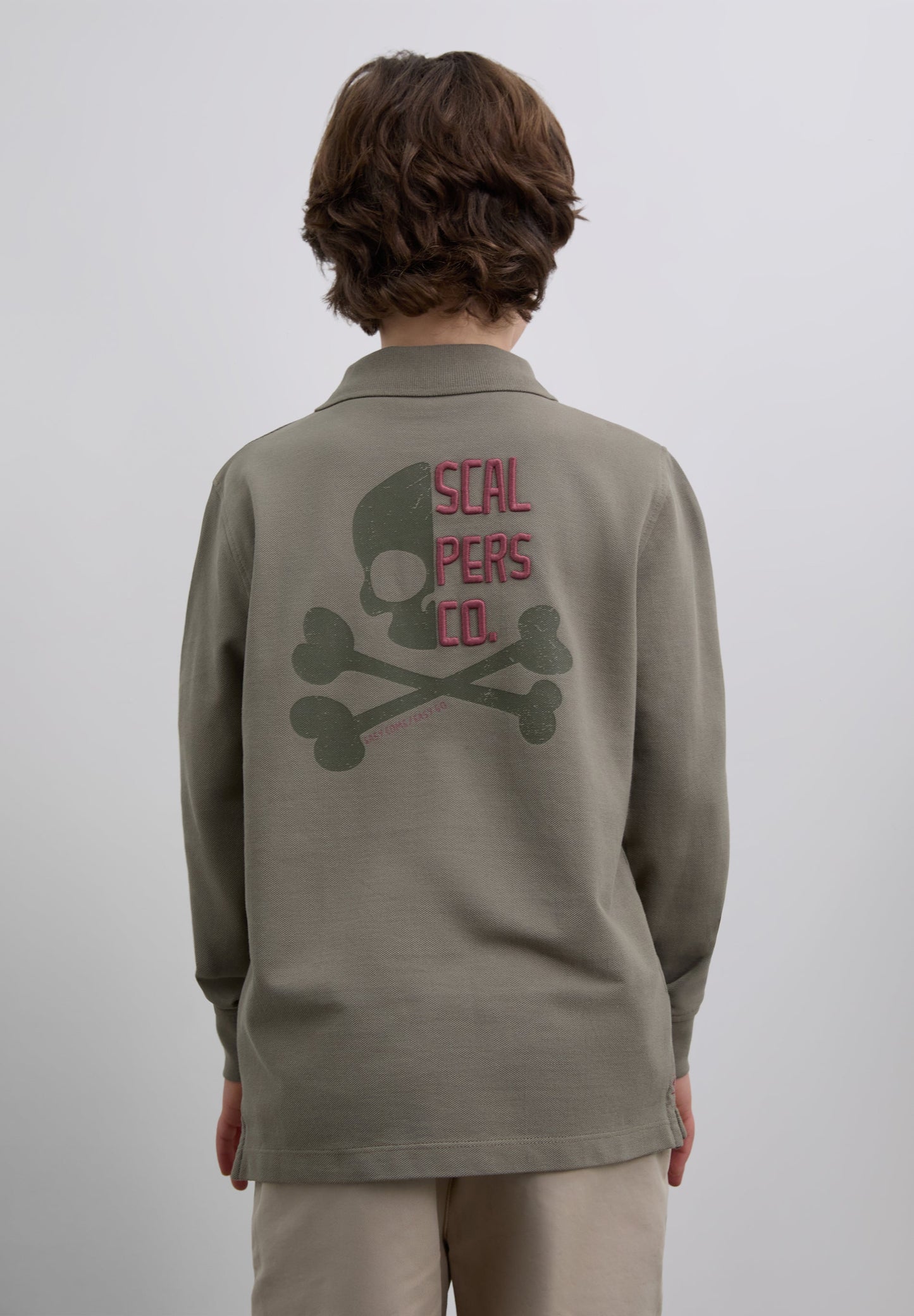 POLOSHIRT MIT LOGO-STICKEREI