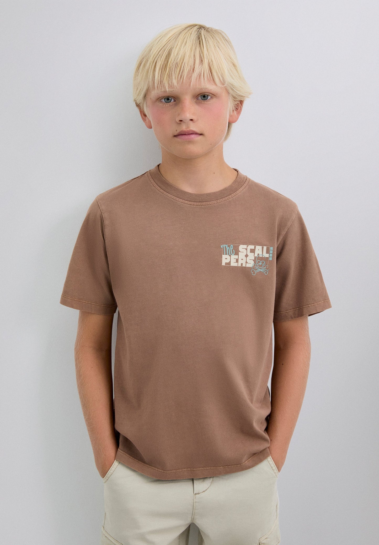 T-SHIRT MIT LOGO-PRINT