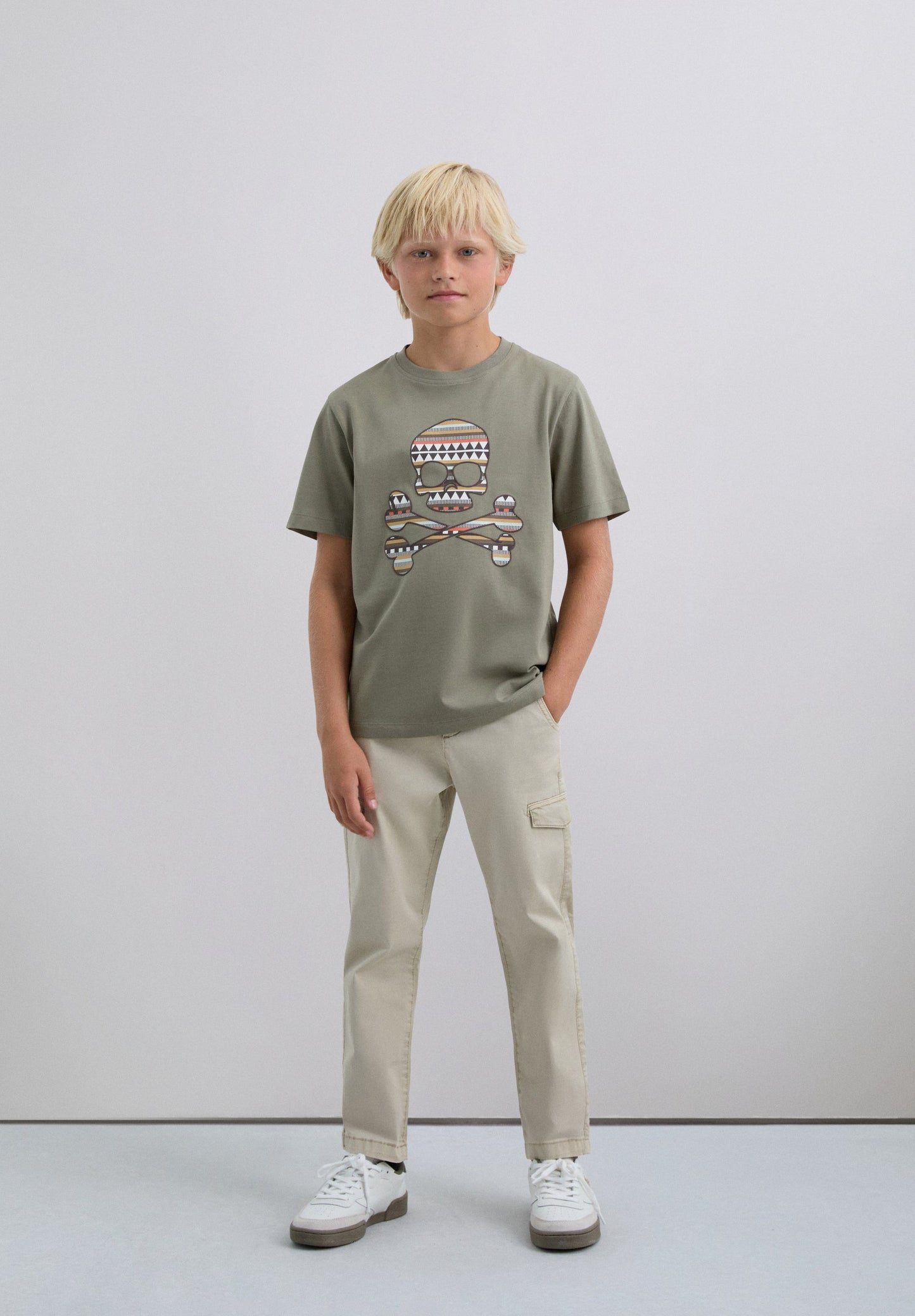 T-SHIRT SKULL IMPRIMÉ