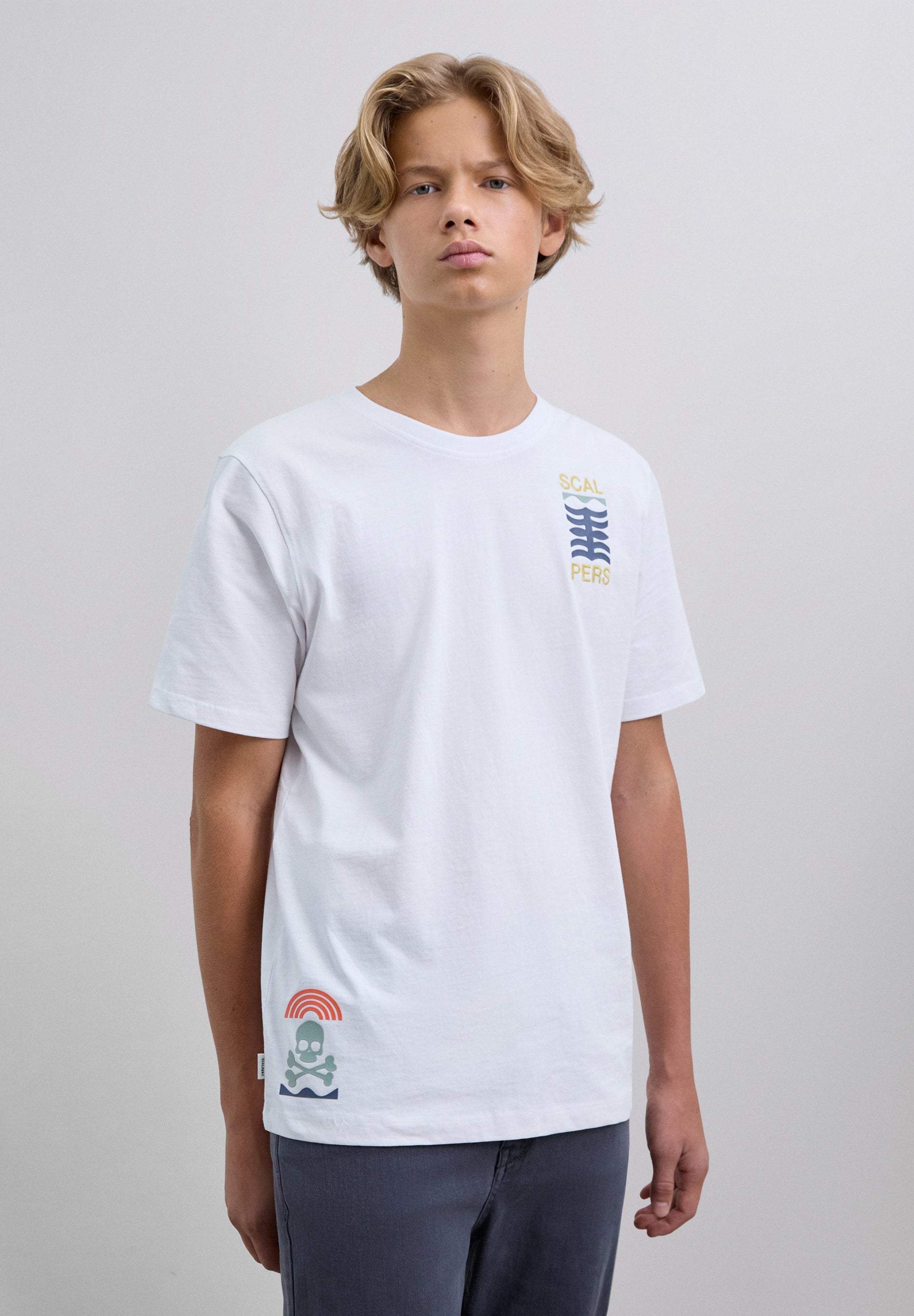 T-SHIRT MIT LOGO-PRINT