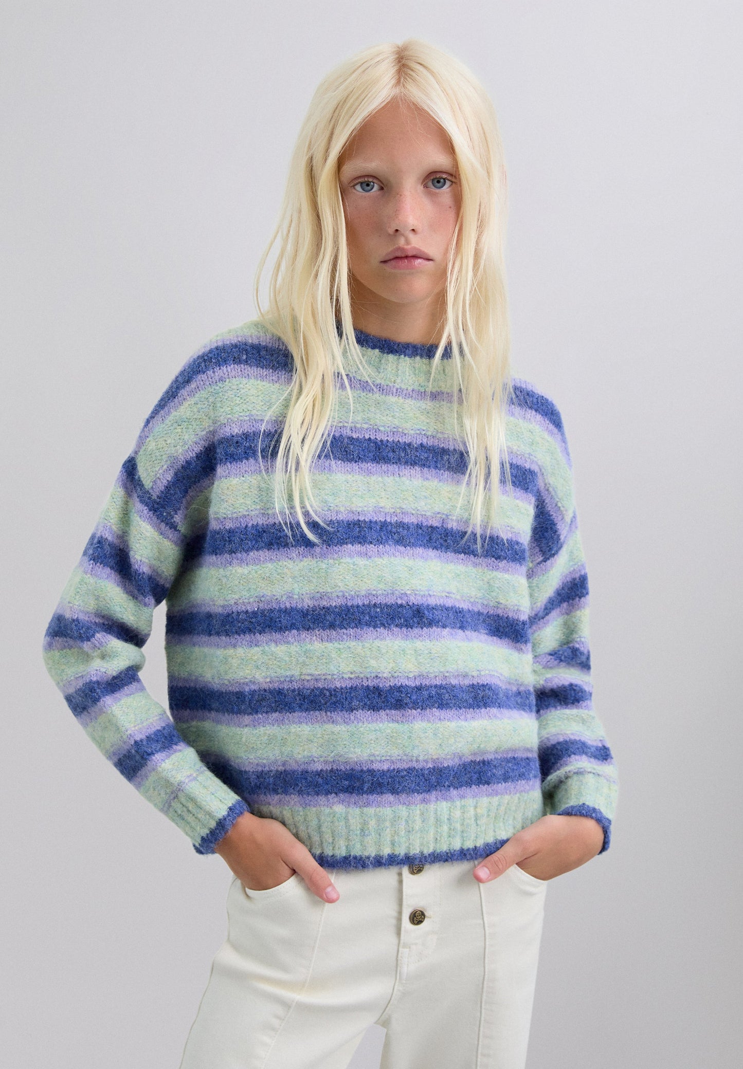 PULL MAILLE RAYURES