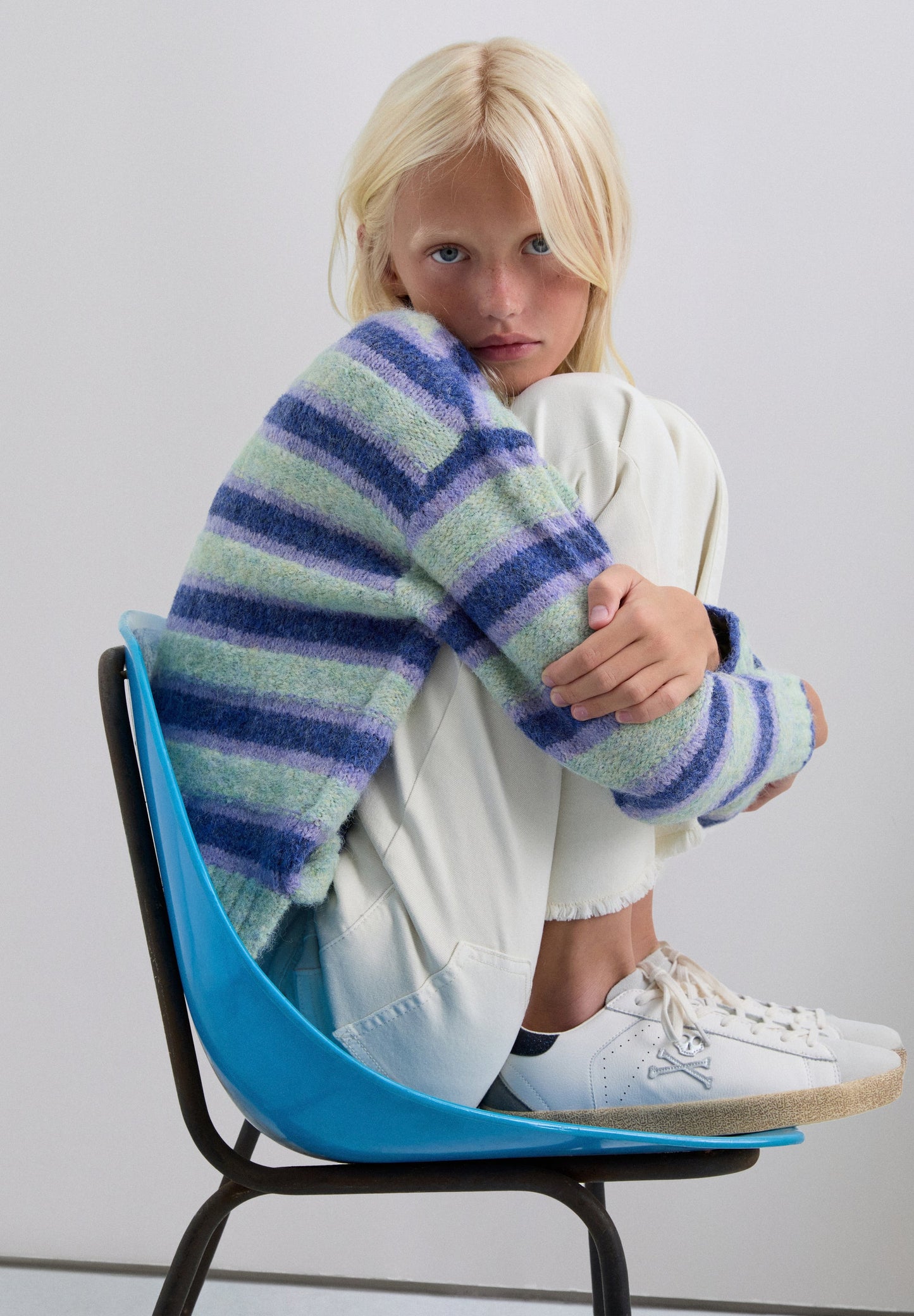 STRIPED KNIT SWEATER