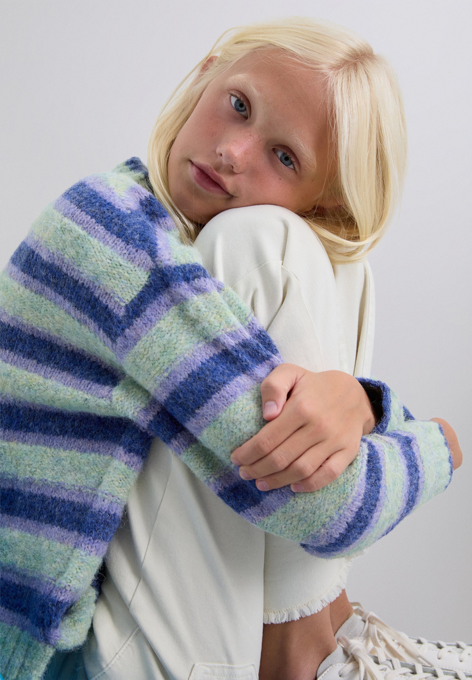 PULL MAILLE RAYURES