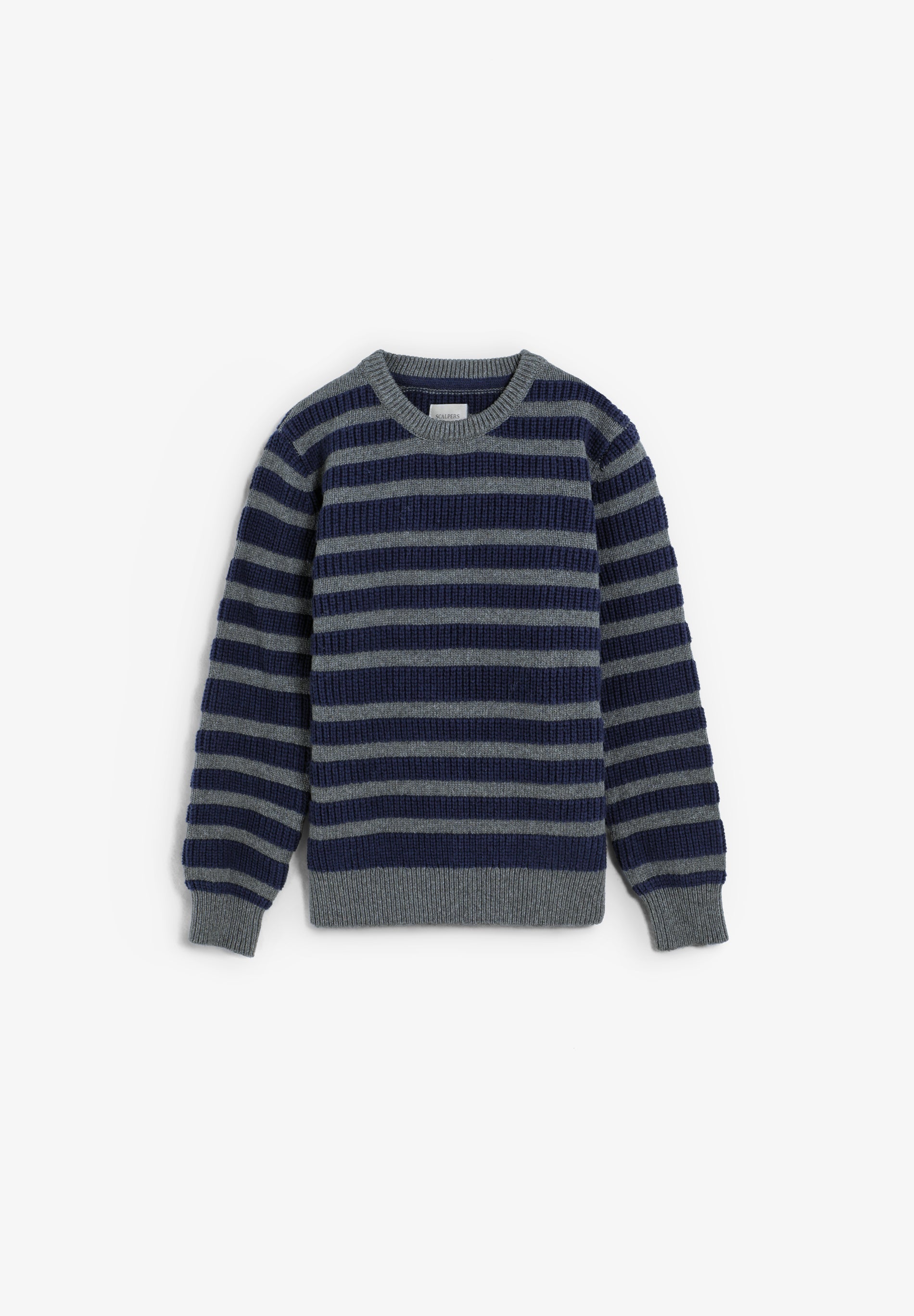 PULLOVER MIT RUNDAUSSCHNITT UND STREIFEN