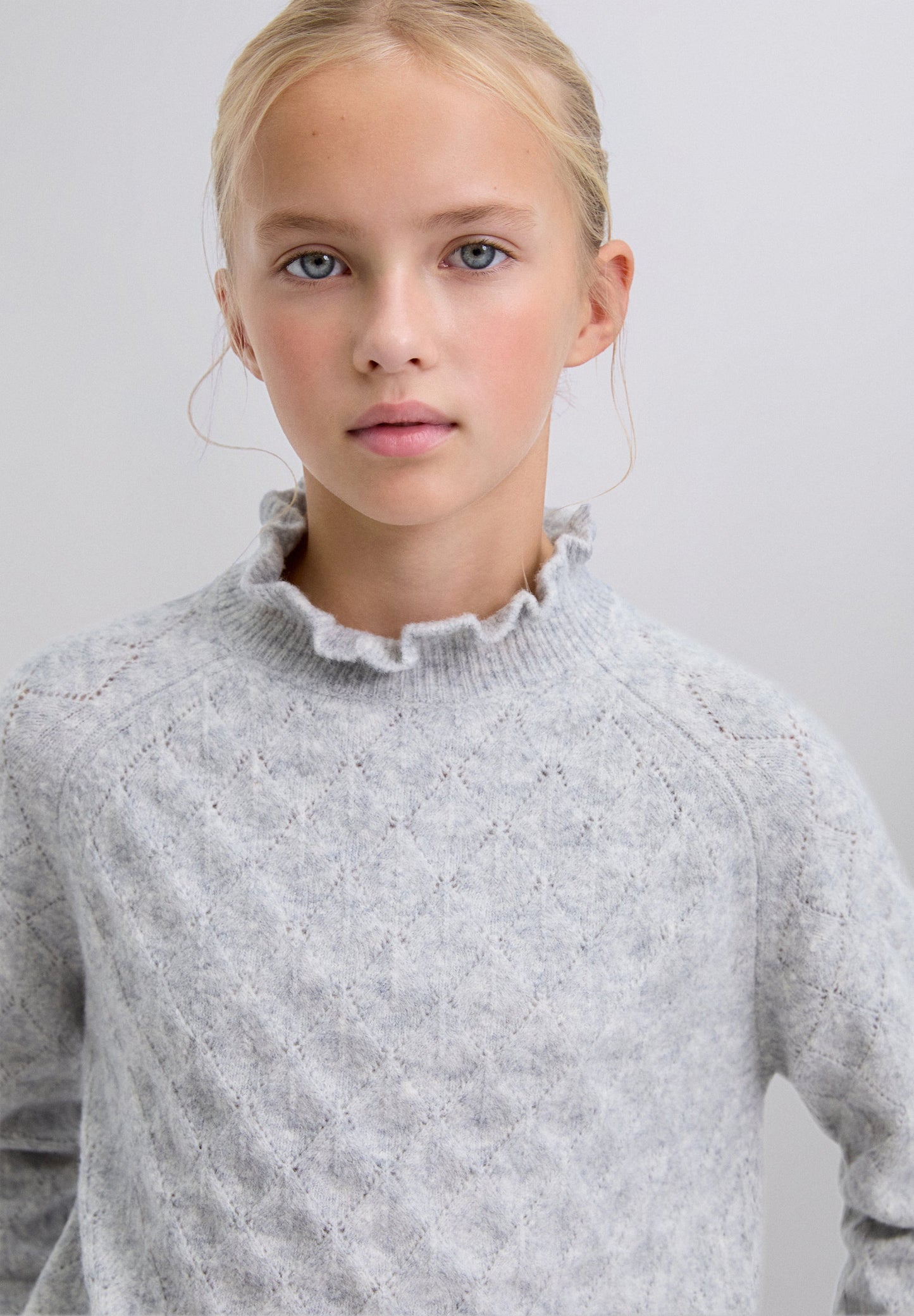 PULL LAINE MÉRINOS COL MONTANT