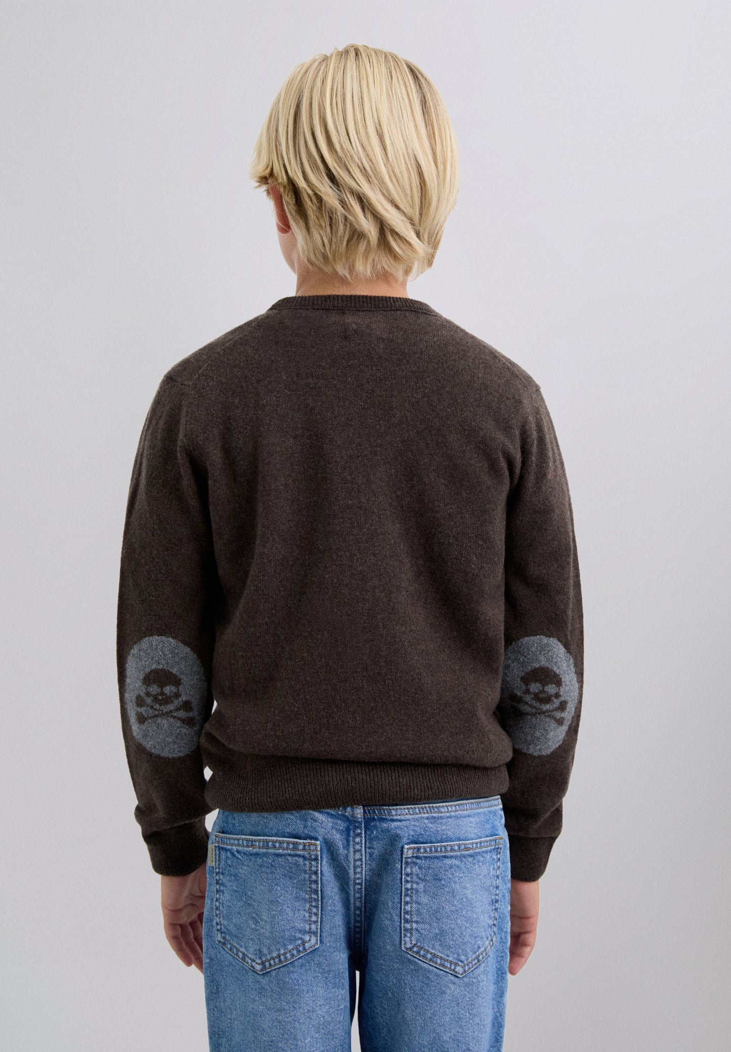 WOOL SWEATER WITH SKULL