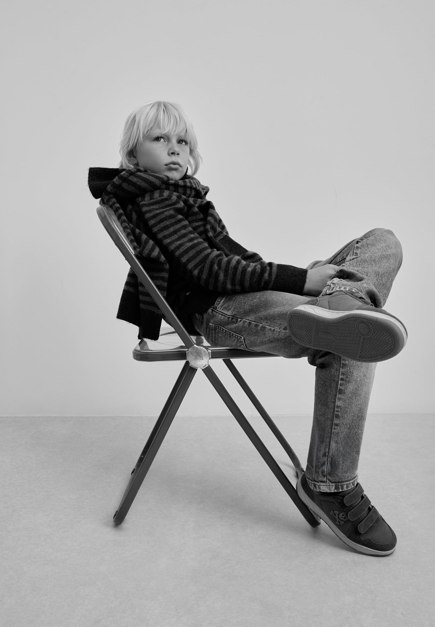 SCSTRIPES BUTTON TRICOT KIDS