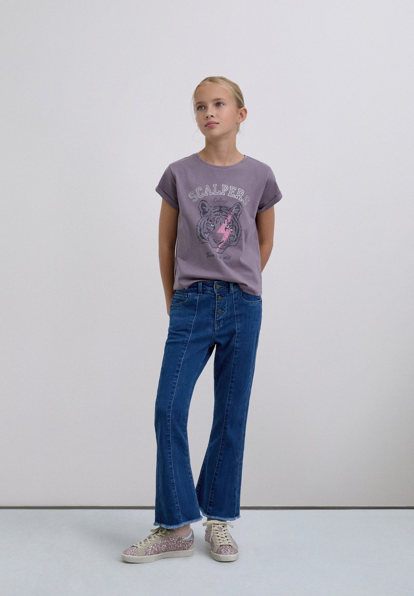 T-SHIRT STRASS IMPRIMÉ