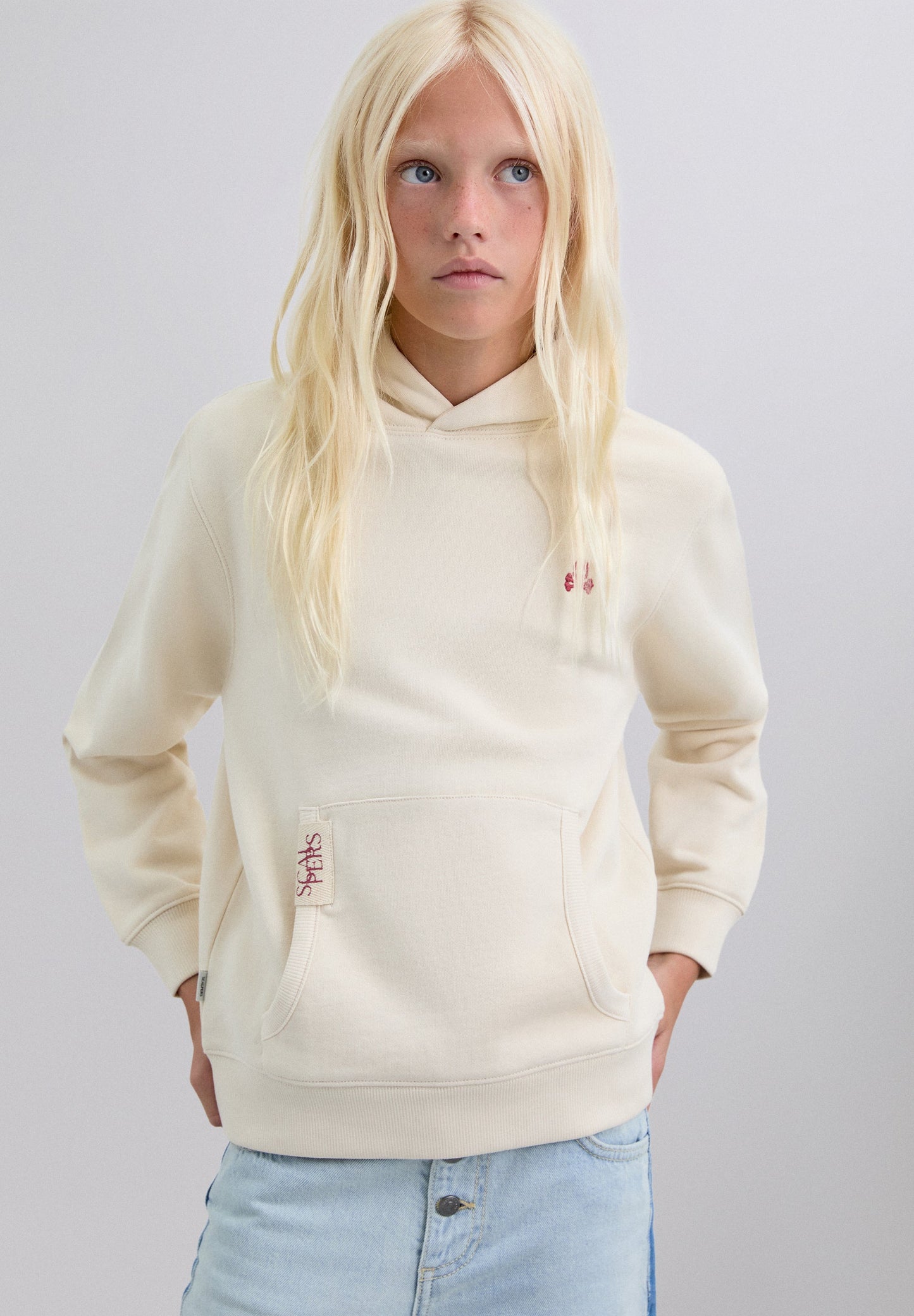 SWEAT CAPUCHE SKULL BRODERIE