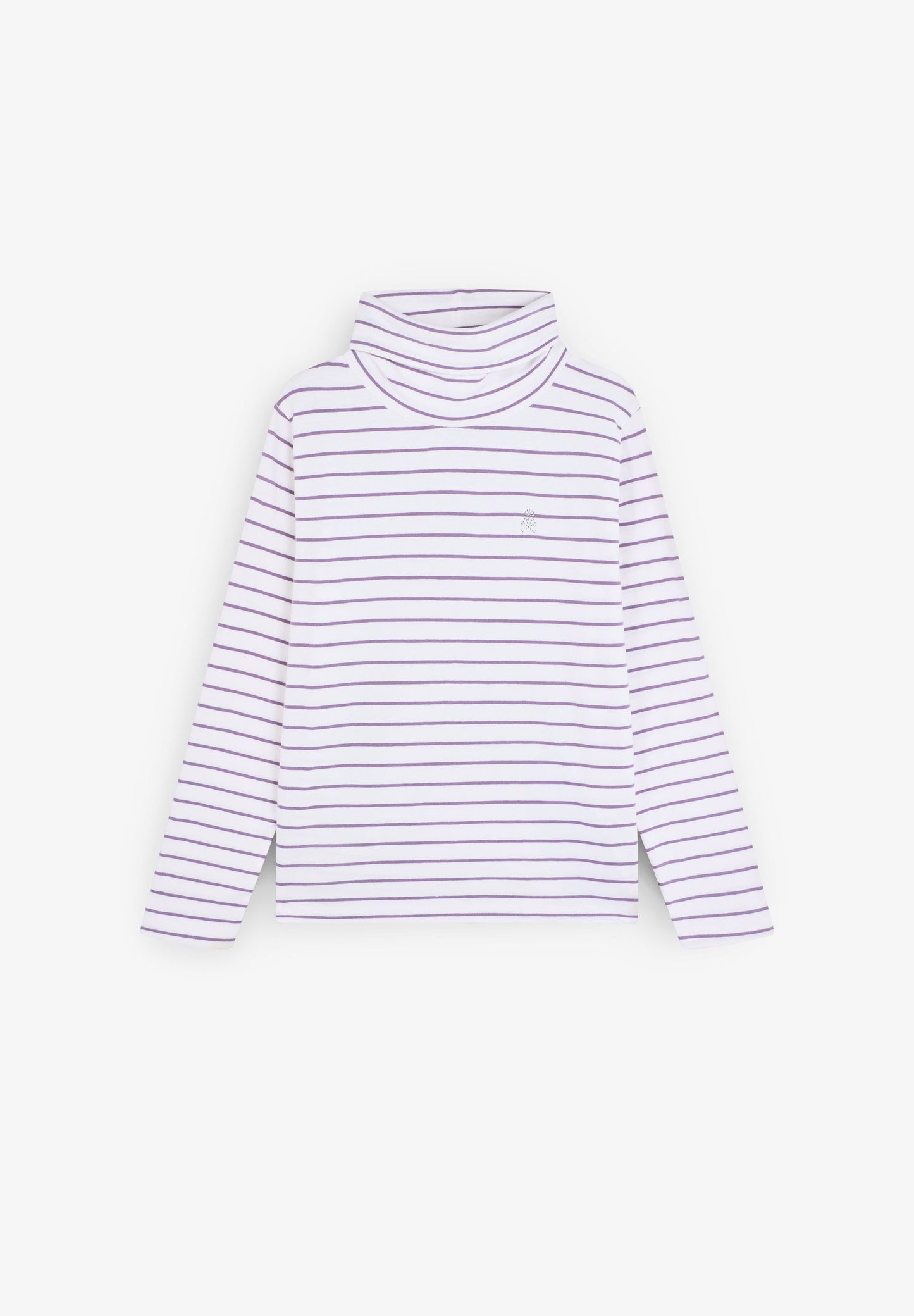T-SHIRT STREPEN LANGE MOUW