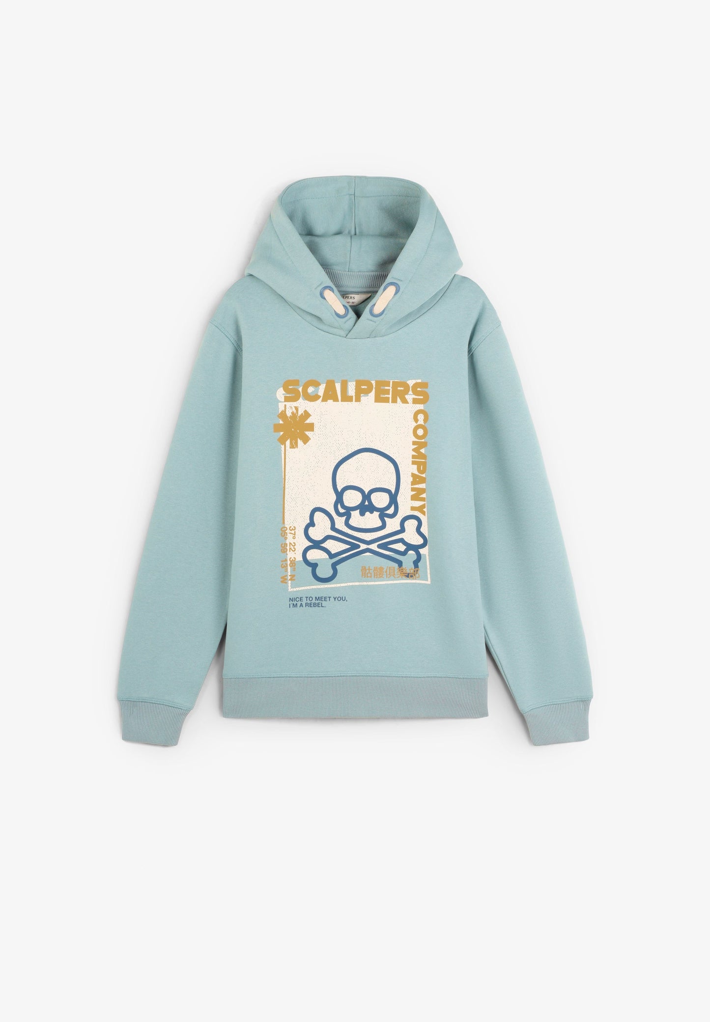 HOODY MIT KAPUZE UND PRINT