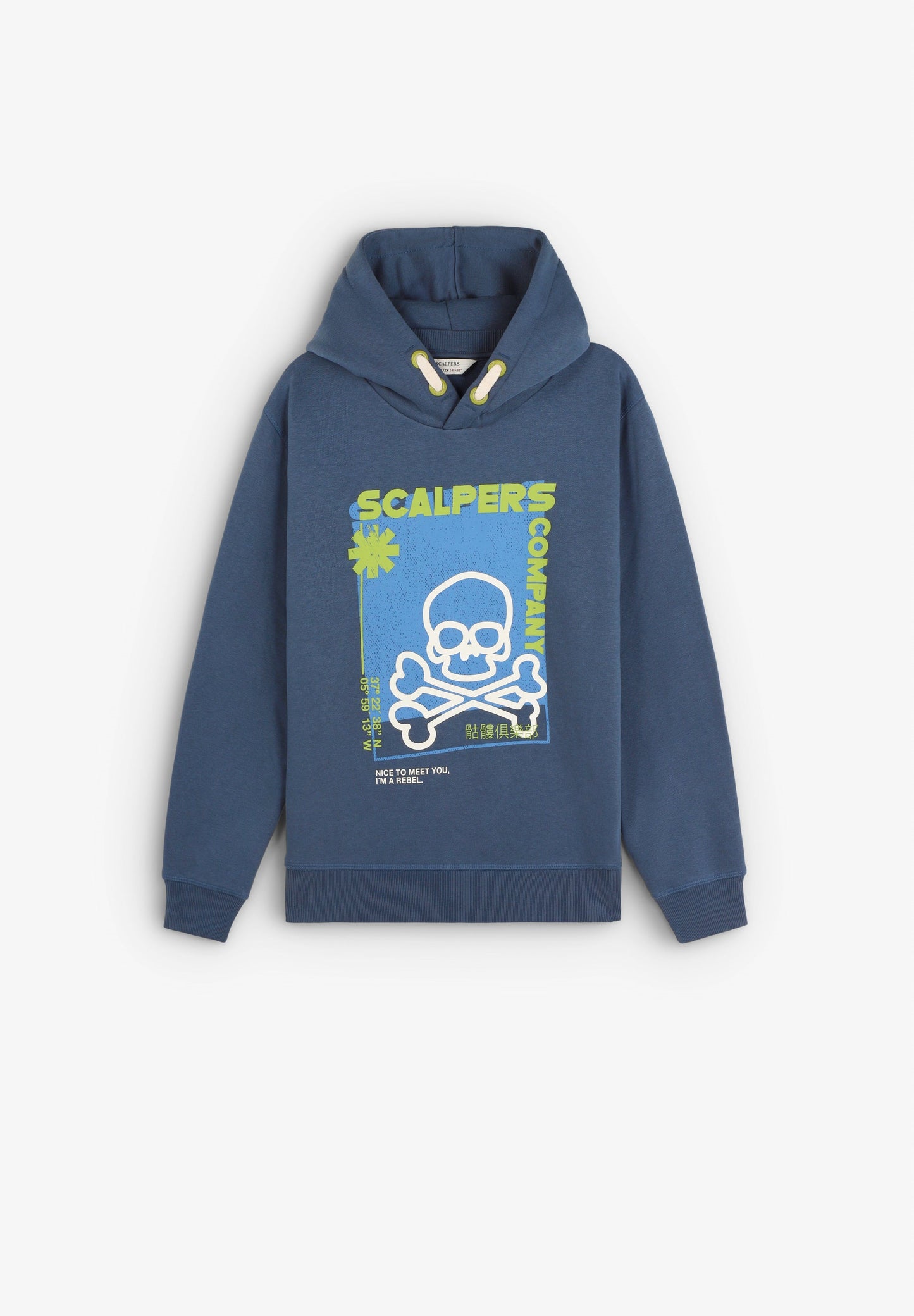 HOODY MIT KAPUZE UND PRINT