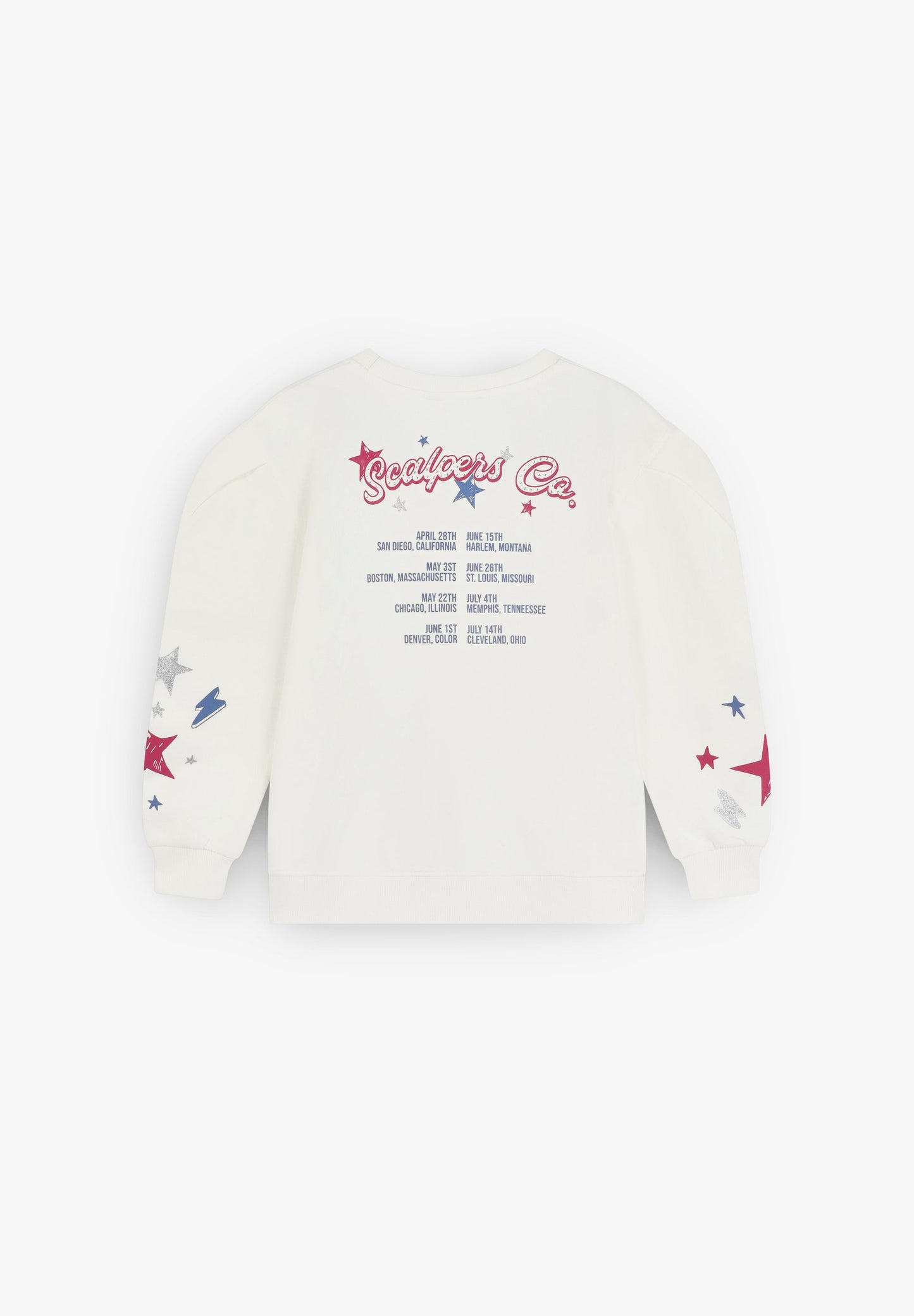 SWEAT IMPRIMÉ MANCHES BOUFFANTES