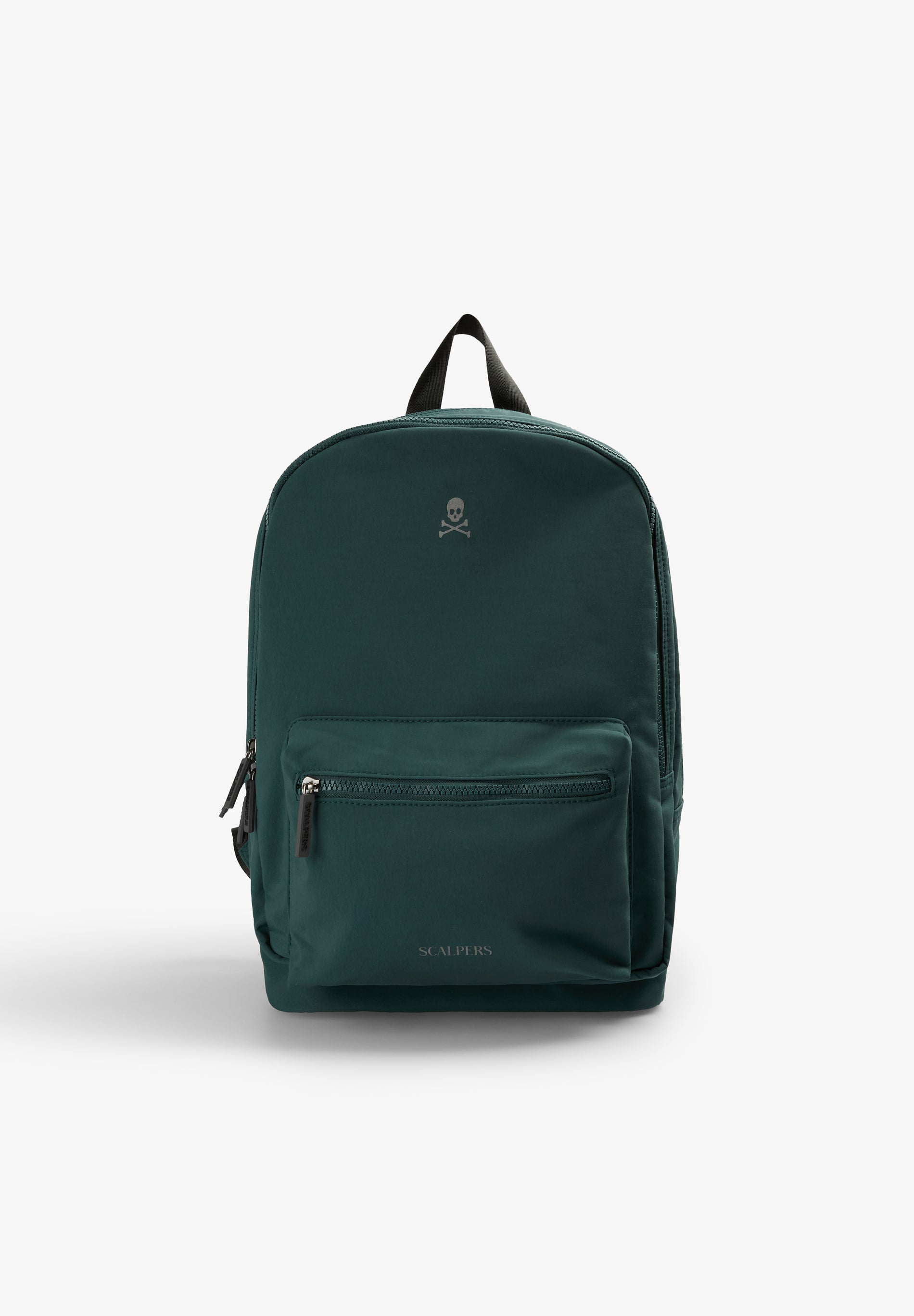 RUCKSACK AUS TECHNISCHEM GEWEBE MIT TOTENKOPF