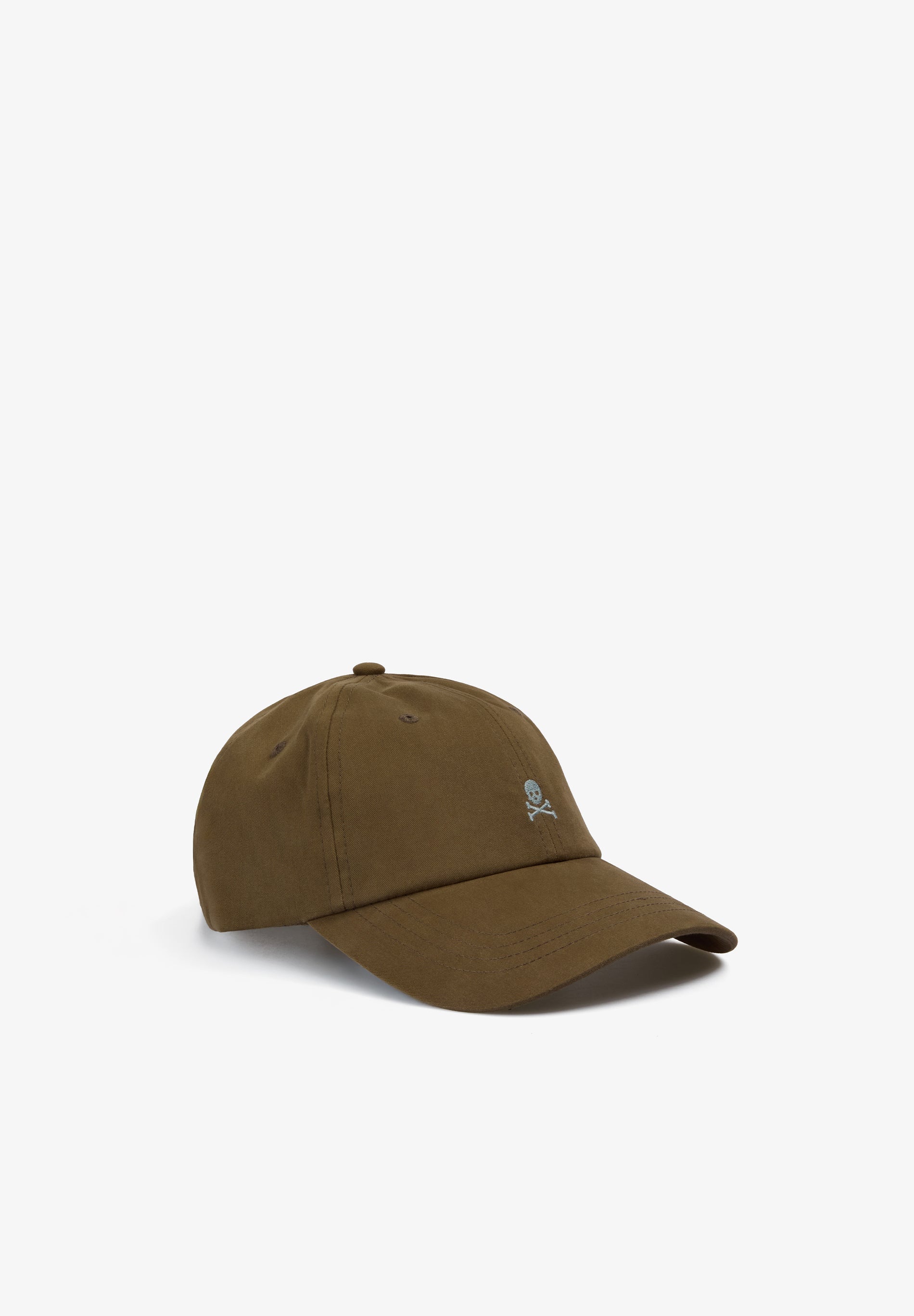 CAP WITH CONTRAST SKULL