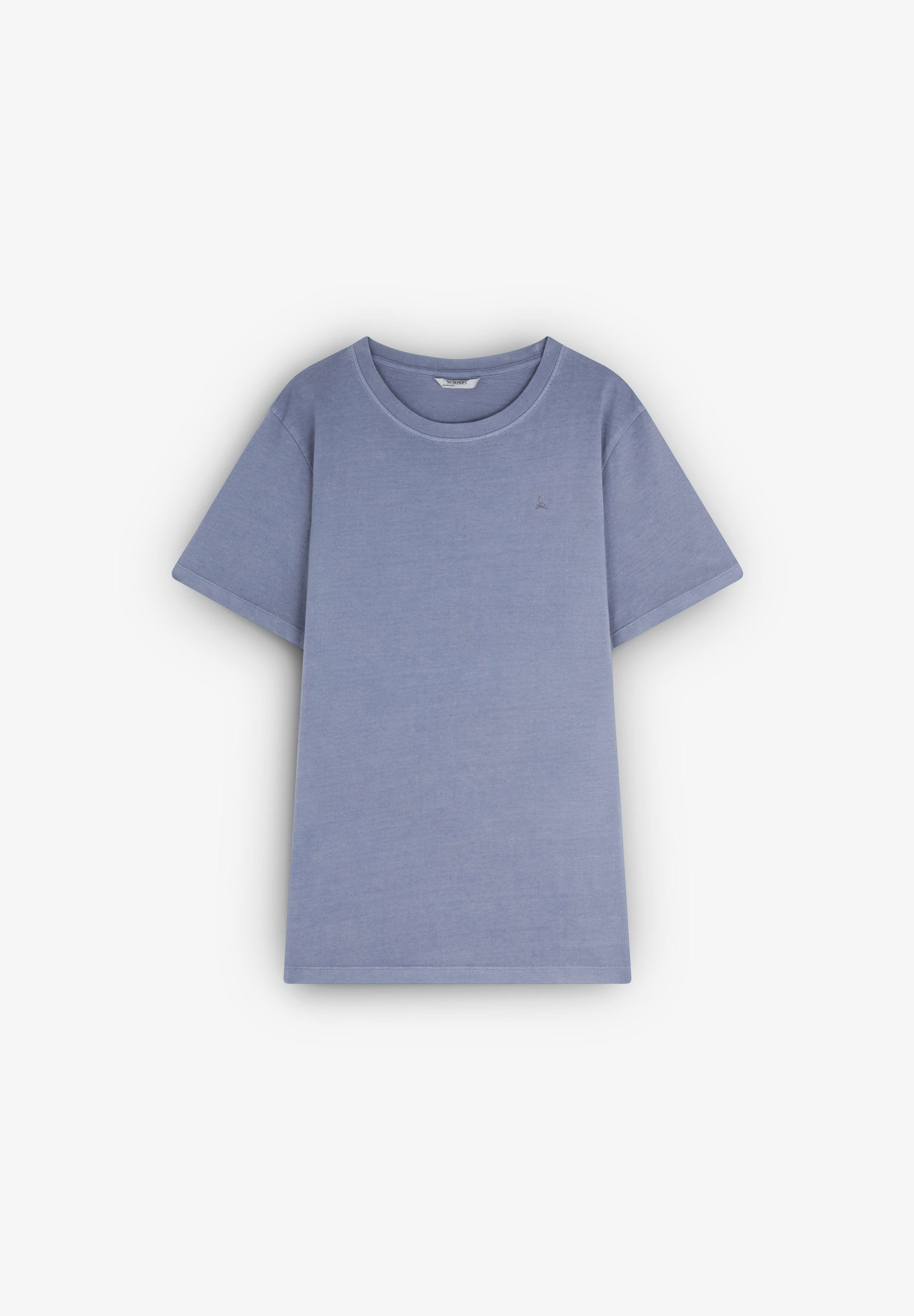 T-SHIRT SKULL BRODÉ TON SUR TON