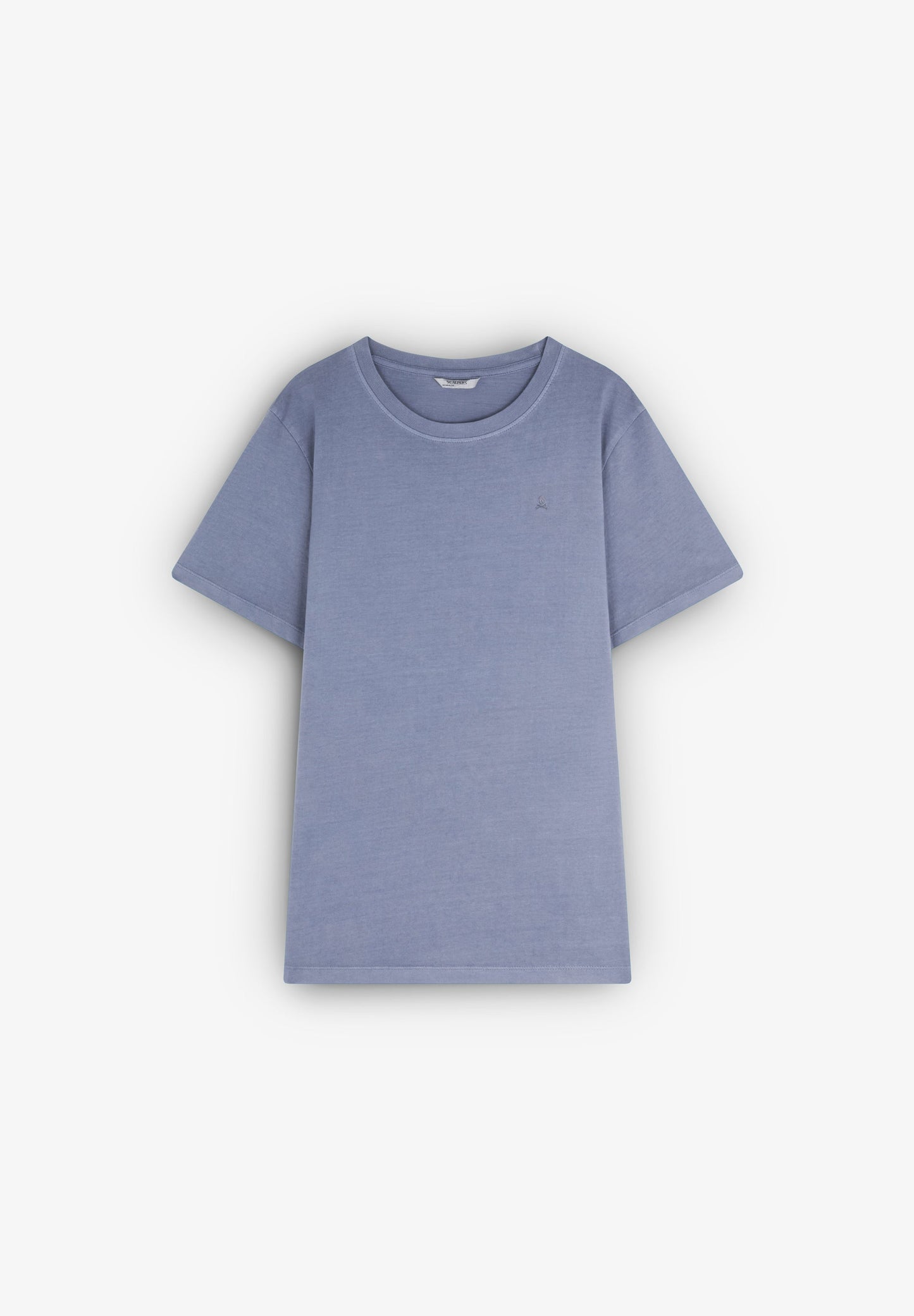 T-SHIRT WITH MATCHING EMBROIDERED SKULL