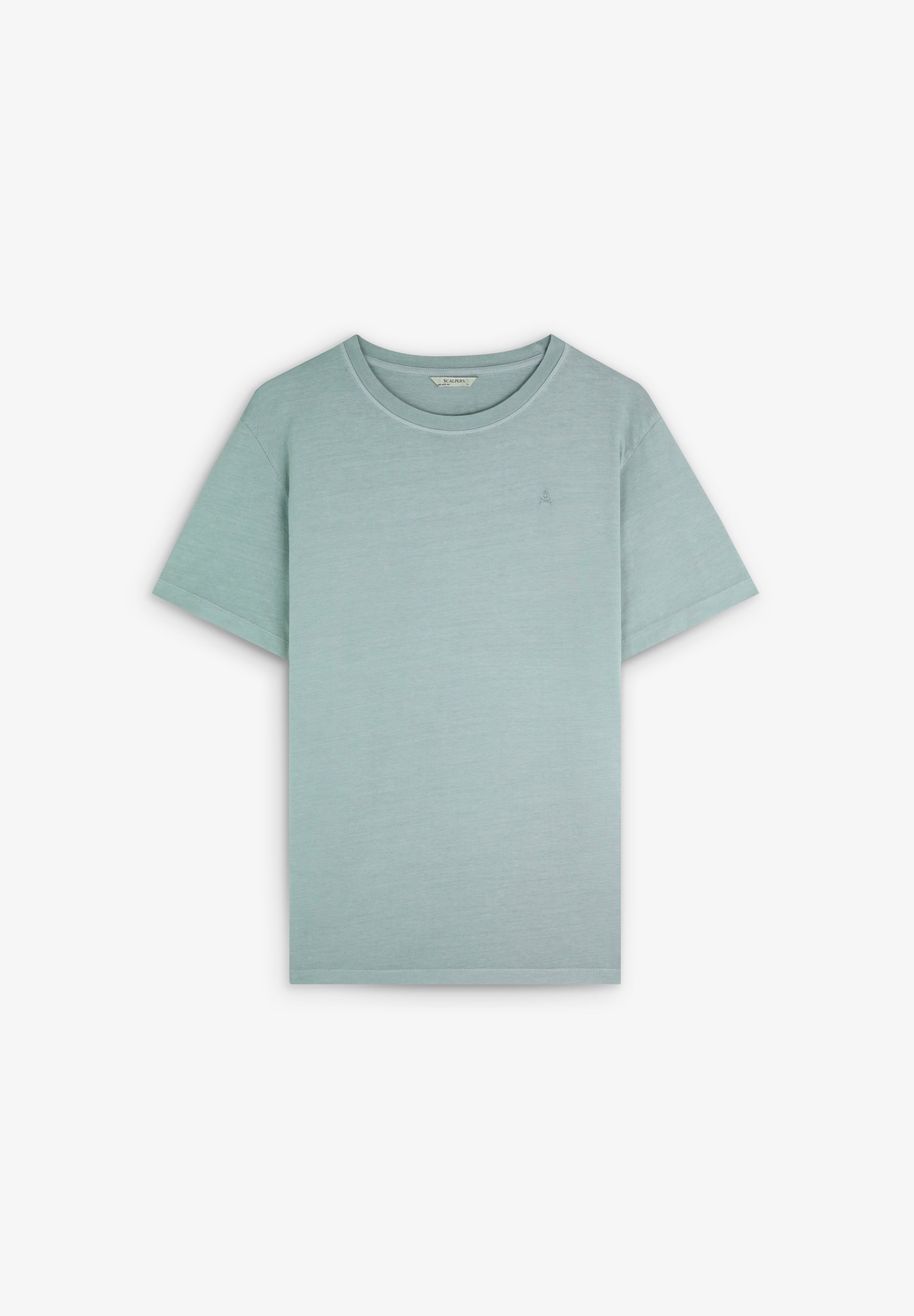 T-SHIRT SKULL BRODÉ TON SUR TON