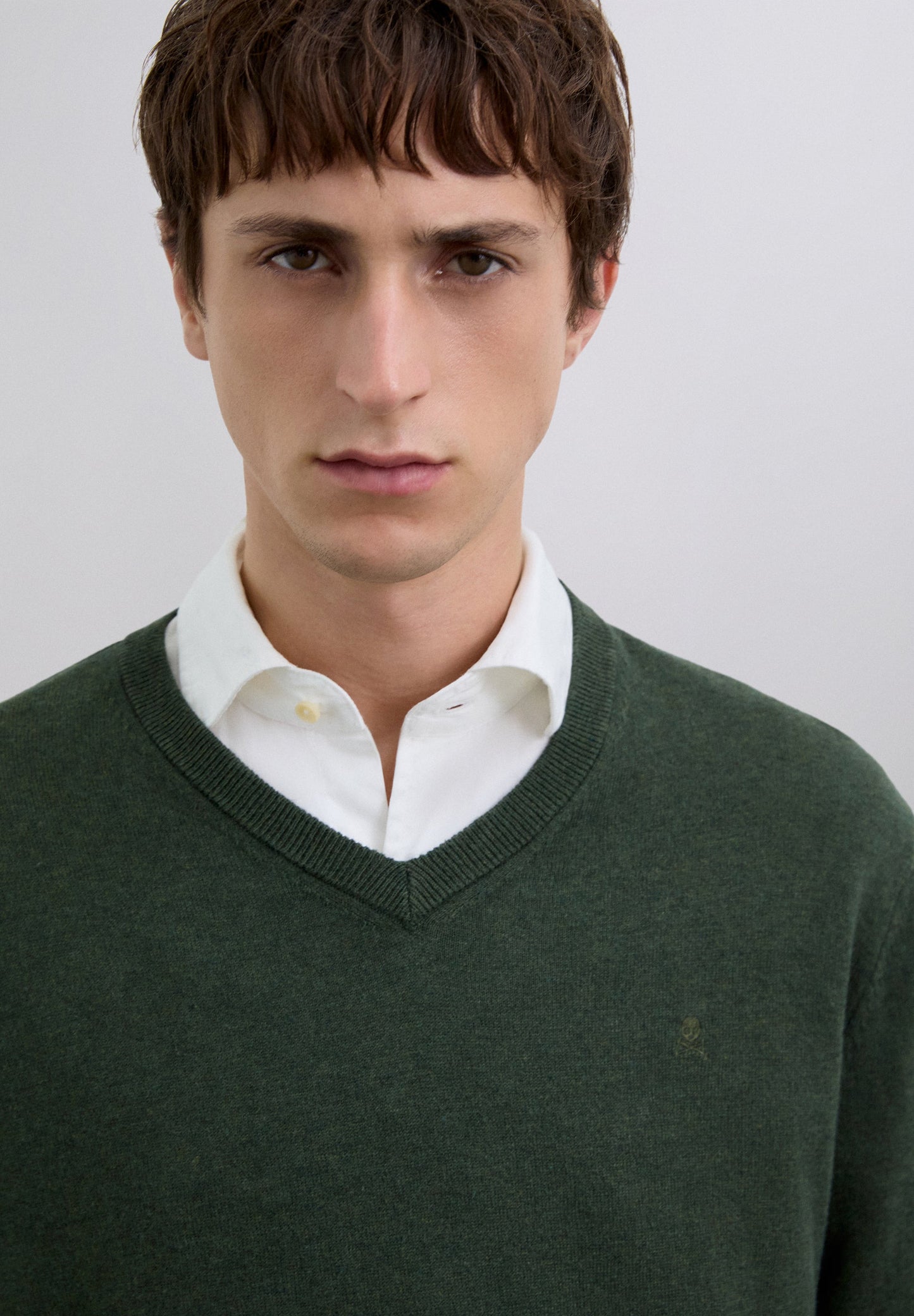 PULL COL EN V CACHEMIRE