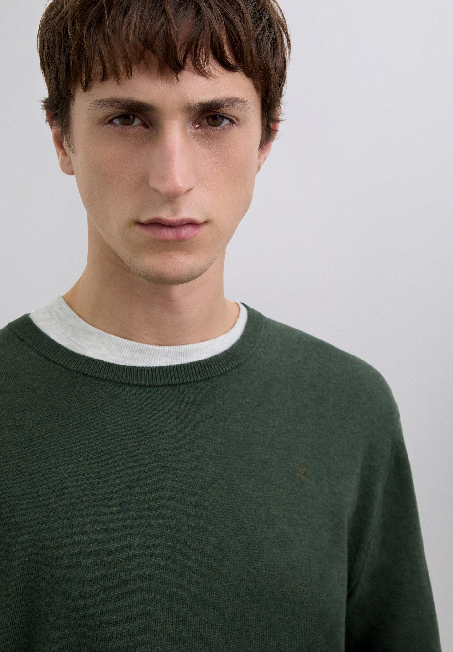 PULLOVER AUS KASCHMIR UND BAUMWOLLE