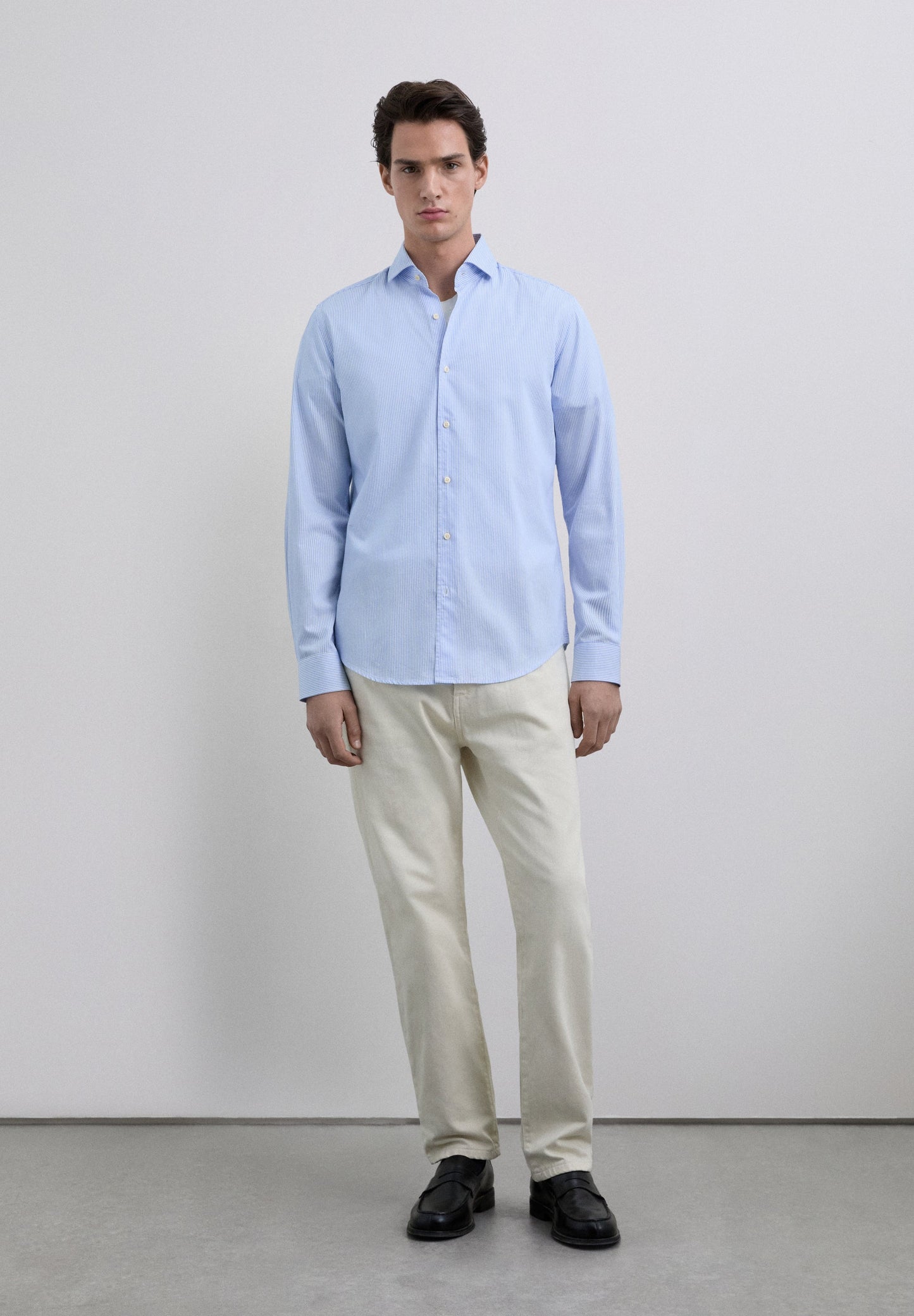 CAMISA RAYAS ALGODÓN - Scalpers