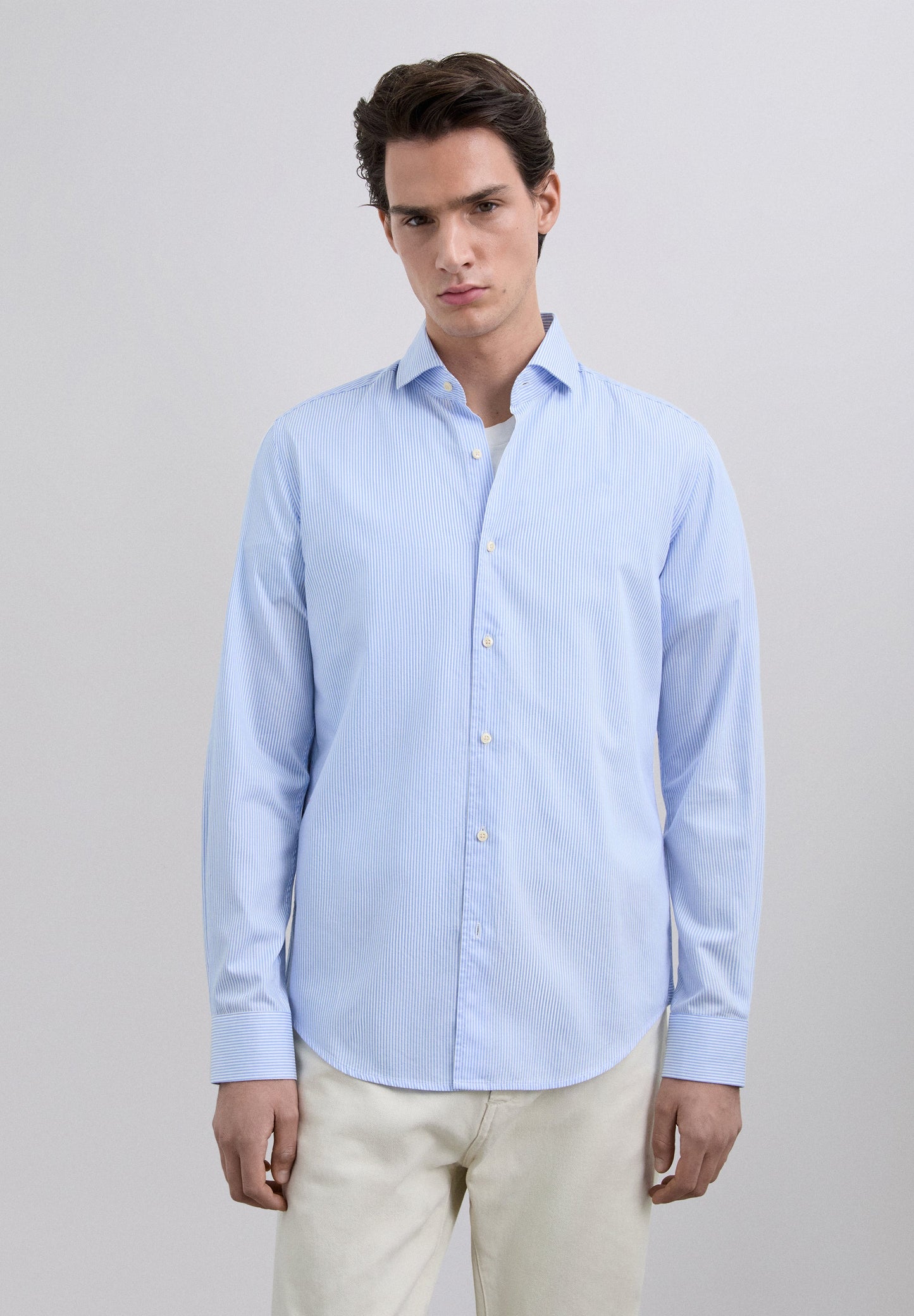 HEMD AUS BAUMWOLLE MIT STREIFEN