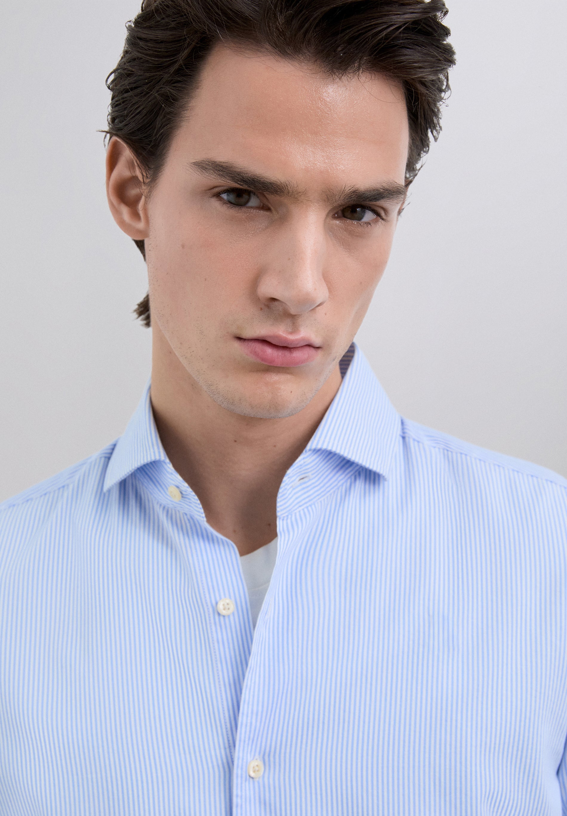 CHEMISE À RAYURES COTON